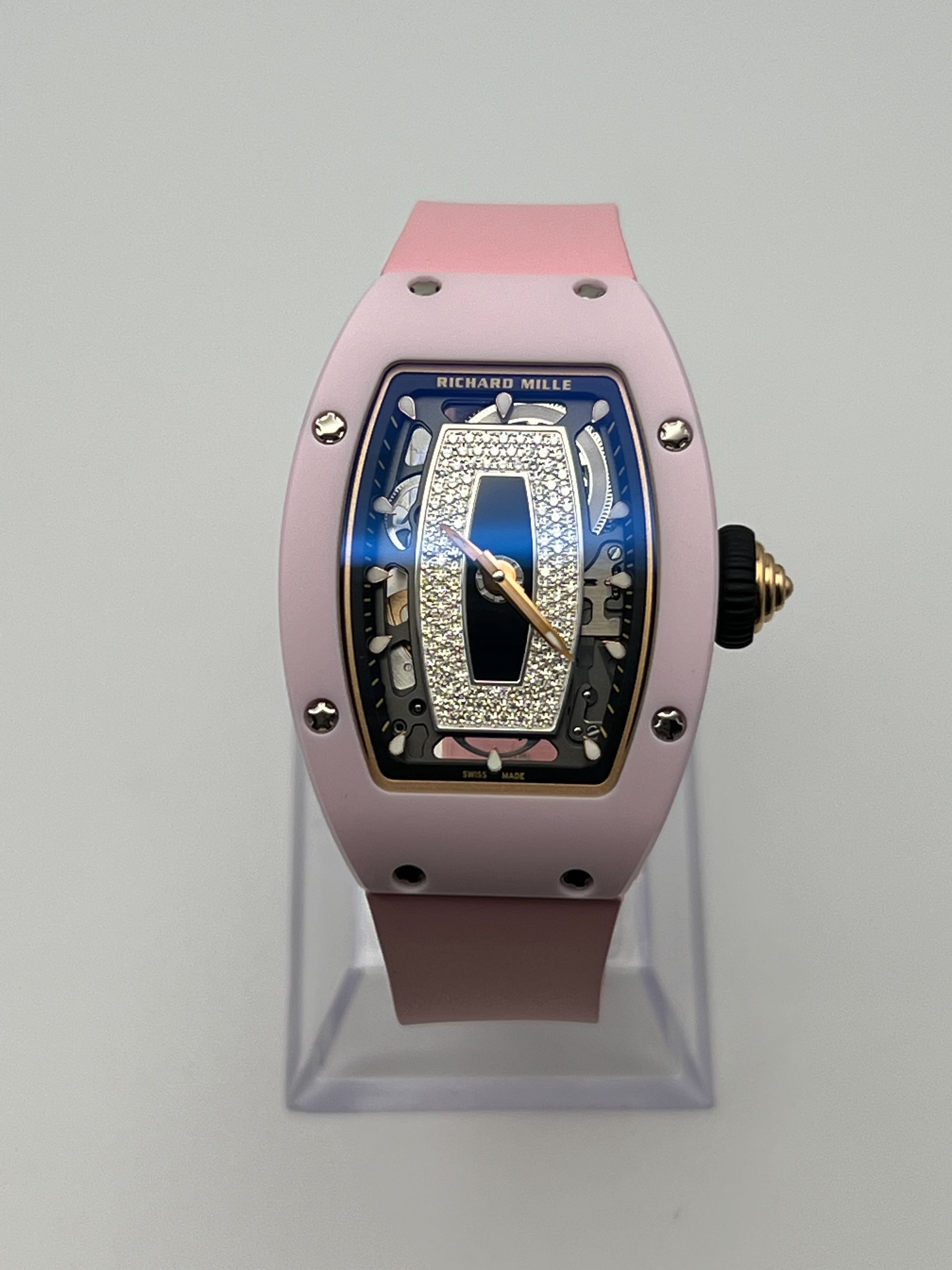 Richard Mille RM 07-01 Ladies' Pink Ceramic & White Gold