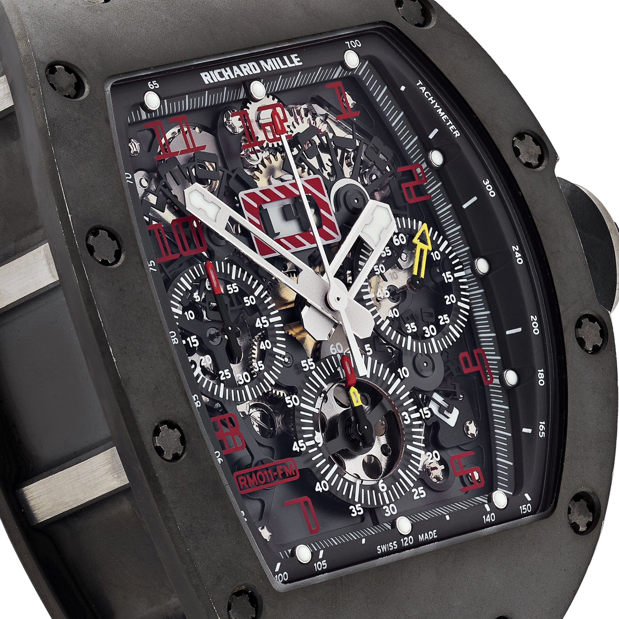 Richard Mille RM 011 AK TI Felipe Massa Titanium Red Numeral