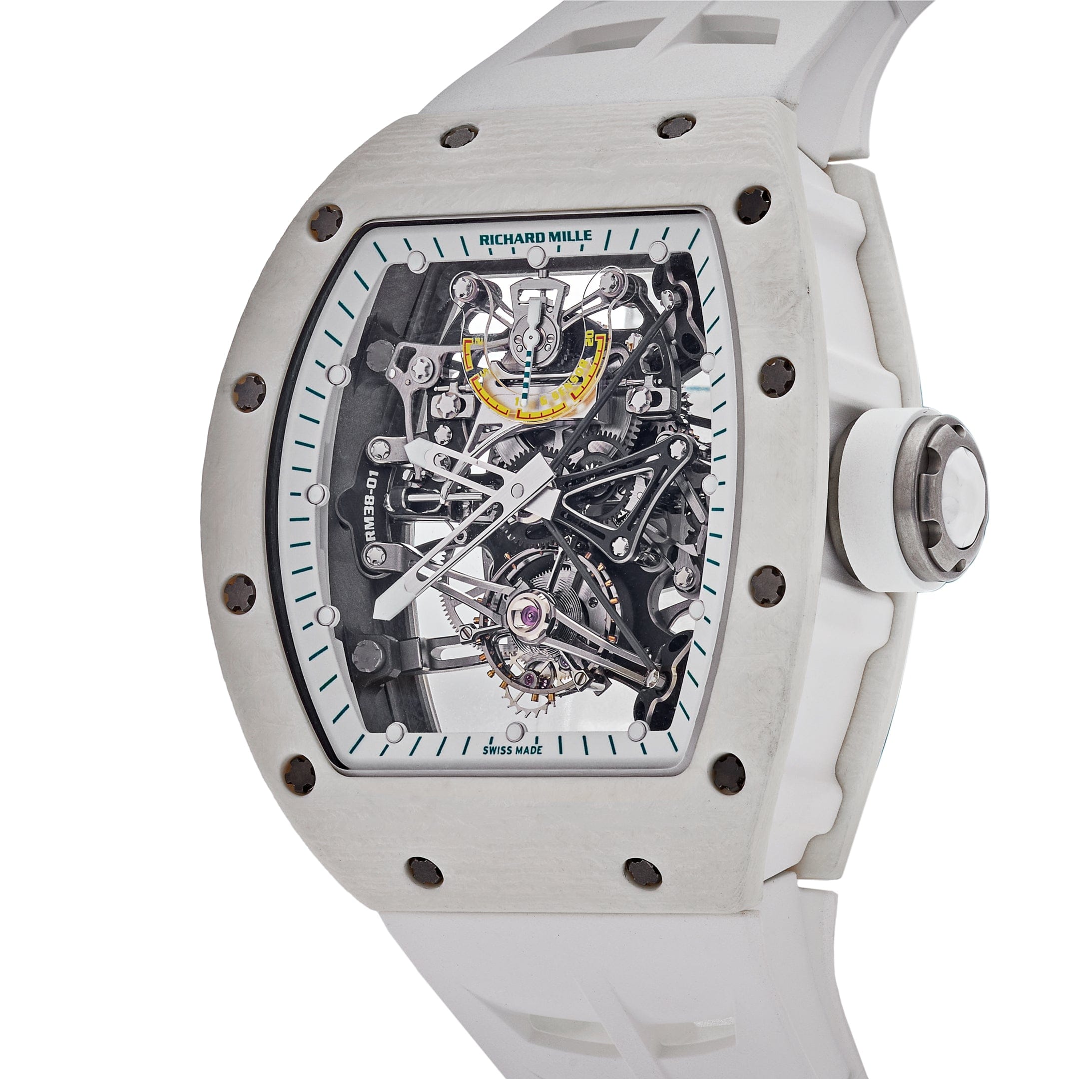 Richard Mille RM 38-01 'Bubba Watson White Quartz TPT' Titanium Limited Edition