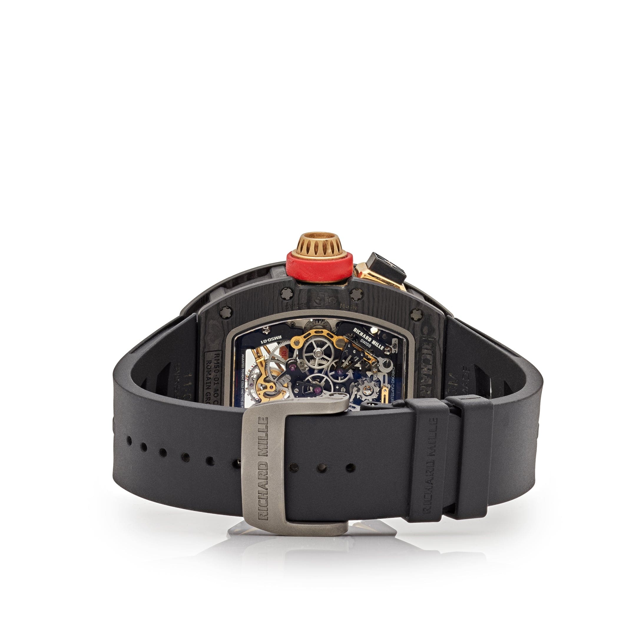 Richard Mille RM 50-01 'Romain Grosjean Lotus F1 G-Sensor' Tourbillon Carbon-NTPT Limited Edition