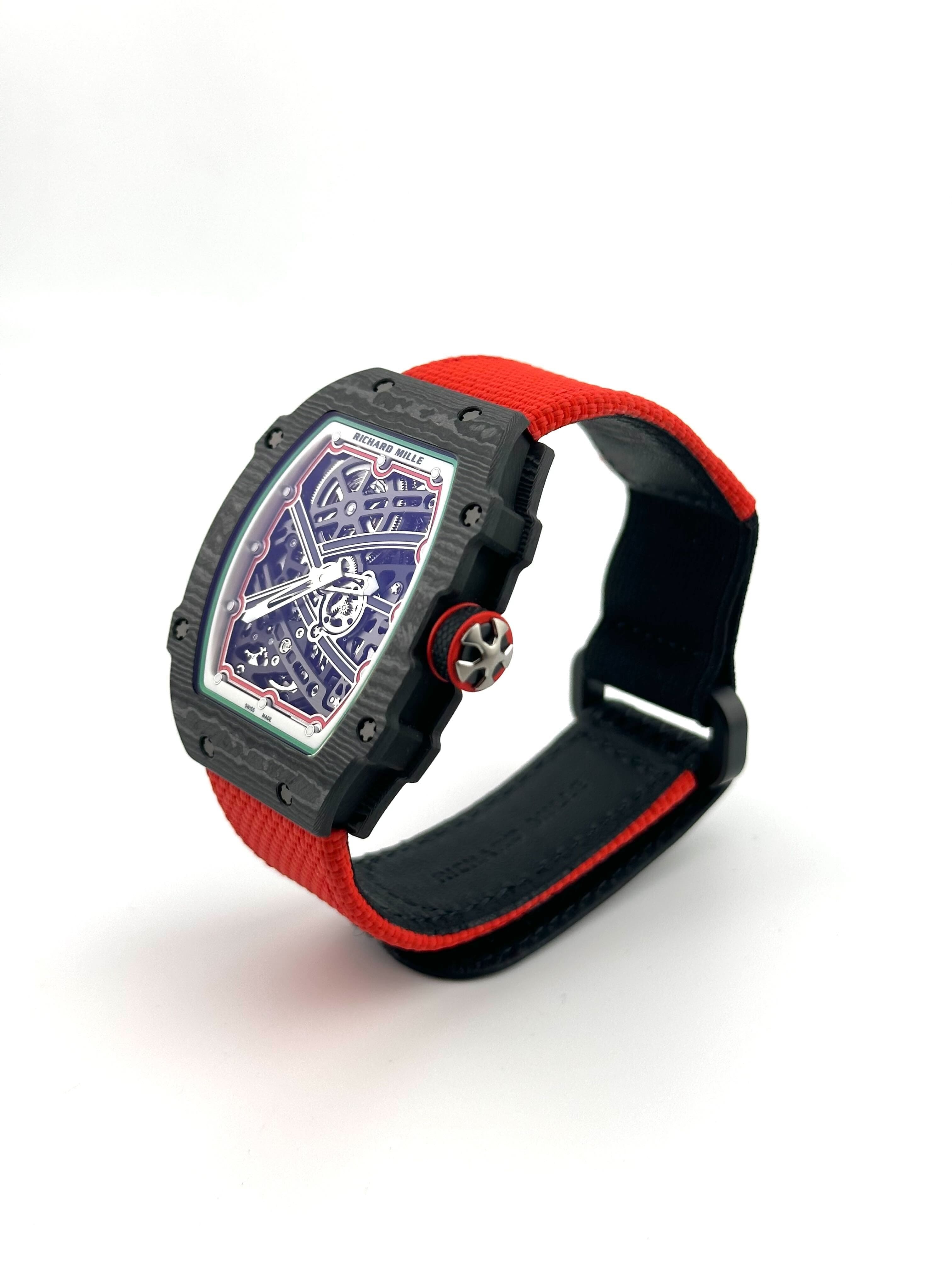 Richard Mille RM 67-02 Extra Flat Italy Carbon TPT Red Green (2024)