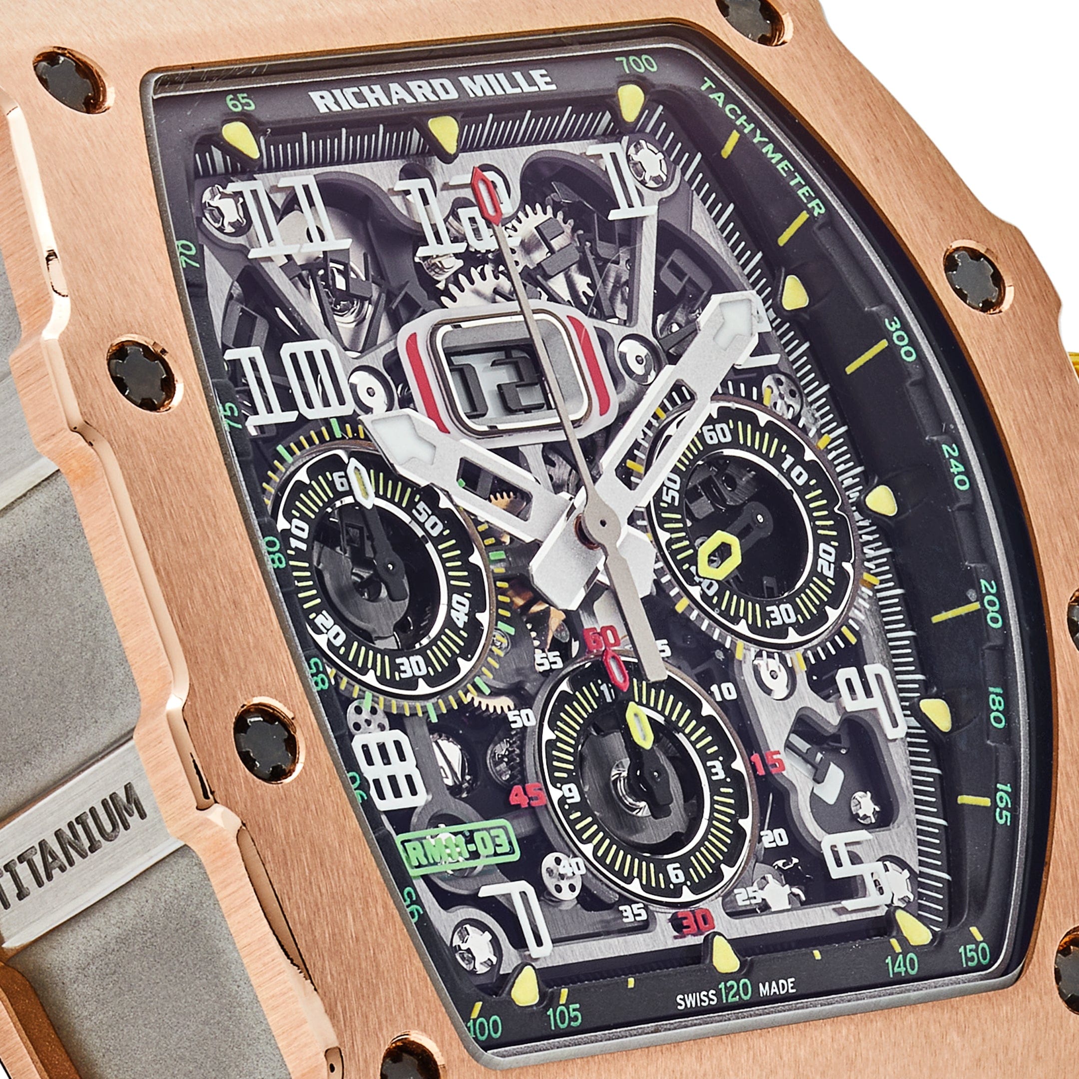 Richard Mille RM 11-03 Rose Gold and Titanium Flyback Chronograph