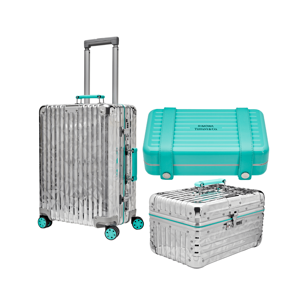RIMOWA x Tiffany & Co. Limited Edition Set: Personal / Jewelry Case / Rock Cut Cabin