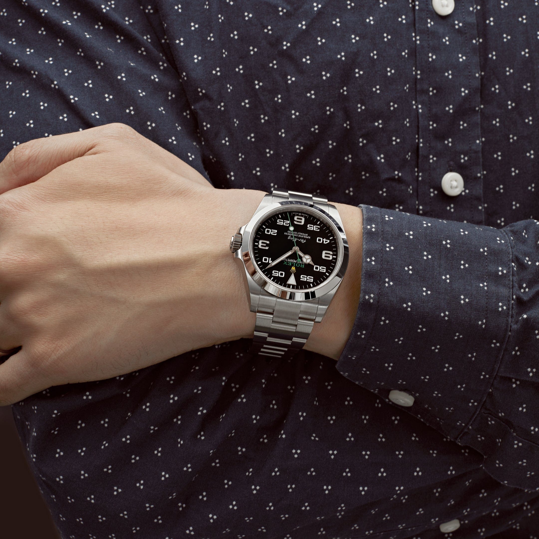 Rolex Air-King 126900 Stainless Steel Black Dial