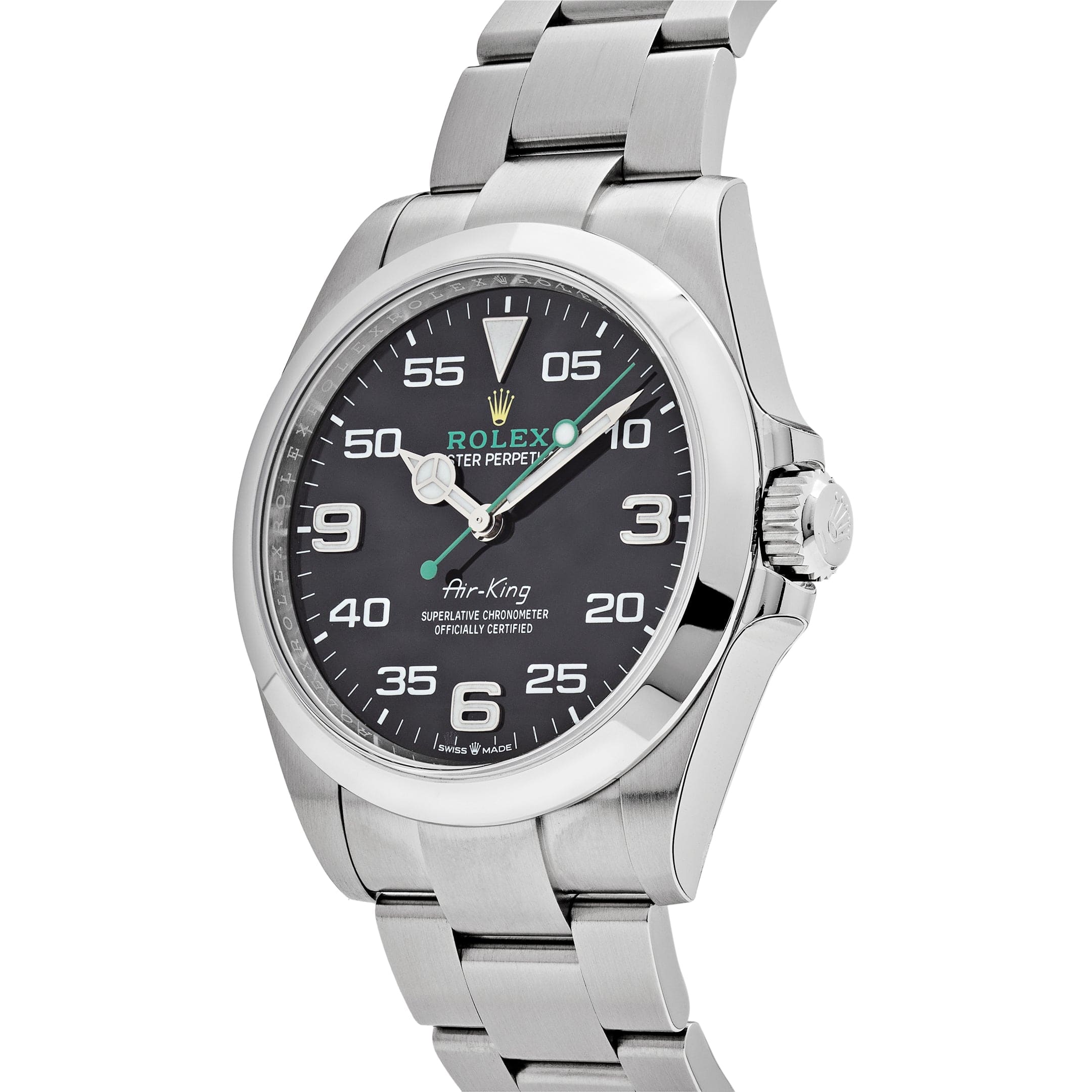 Rolex Air-King 126900 Stainless Steel Black Dial