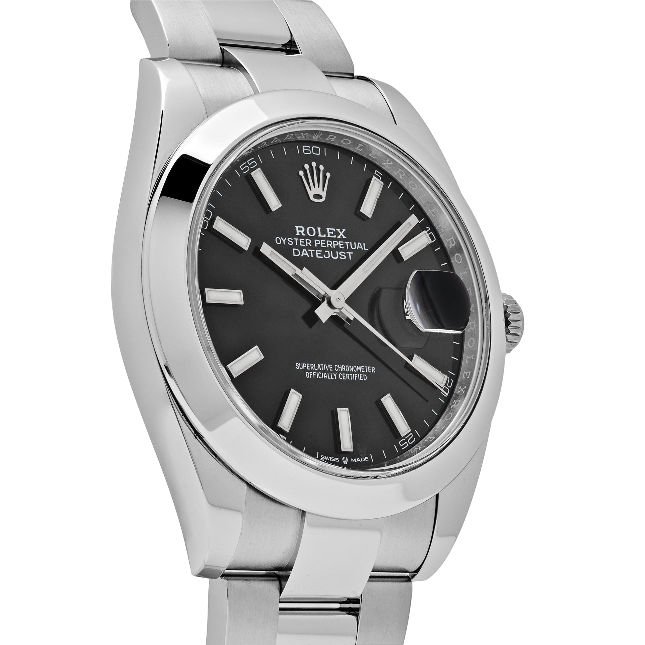 Rolex Datejust 126300 Stainless Steel Black Dial Oyster (2024)