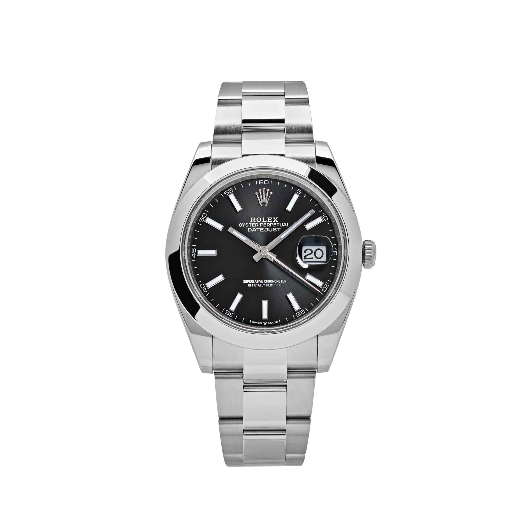 Rolex Datejust 126300 Stainless Steel Black Dial Oyster (2024)
