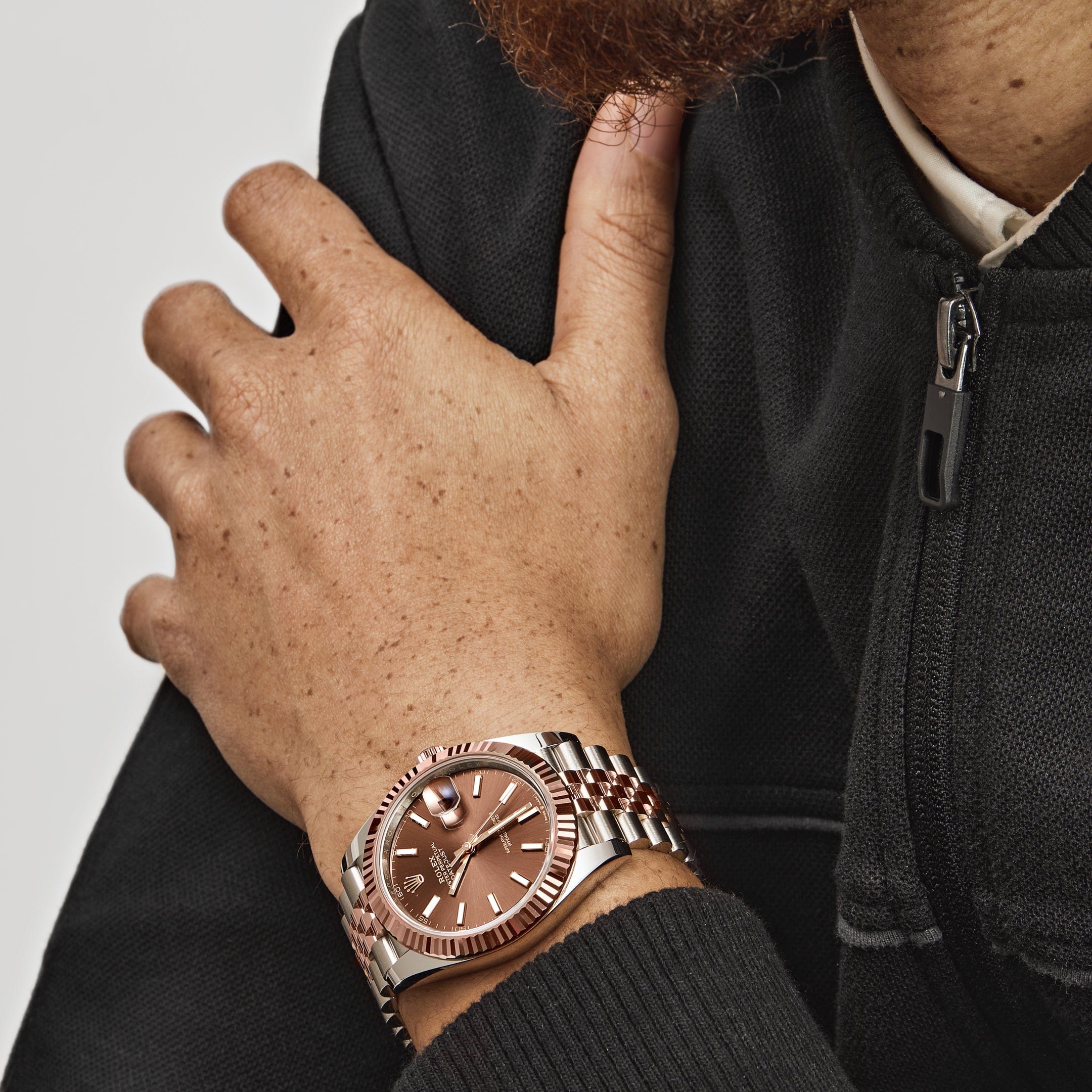 Rolex Datejust 126331 Two-Toned Rose Gold Stainless Steel Brown Dial (2023)