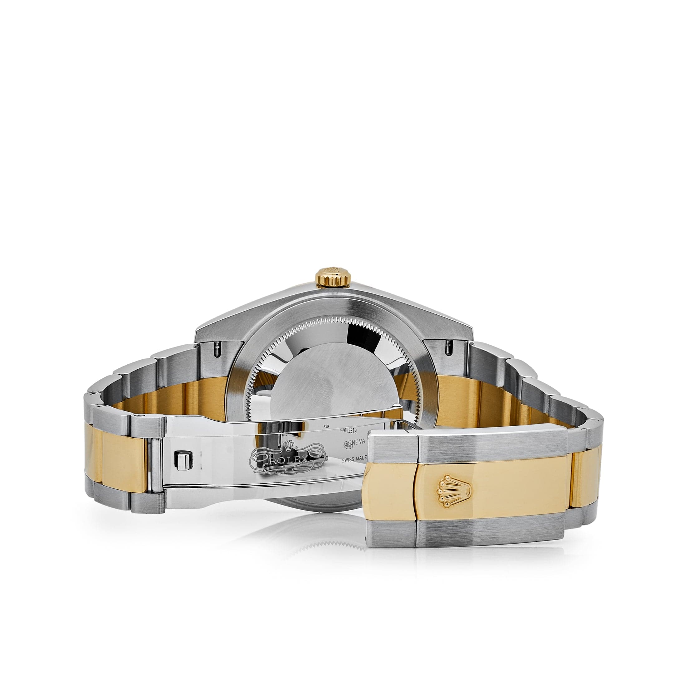 Rolex Datejust 126333 Yellow Gold Stainless Steel Black Dial Oyster