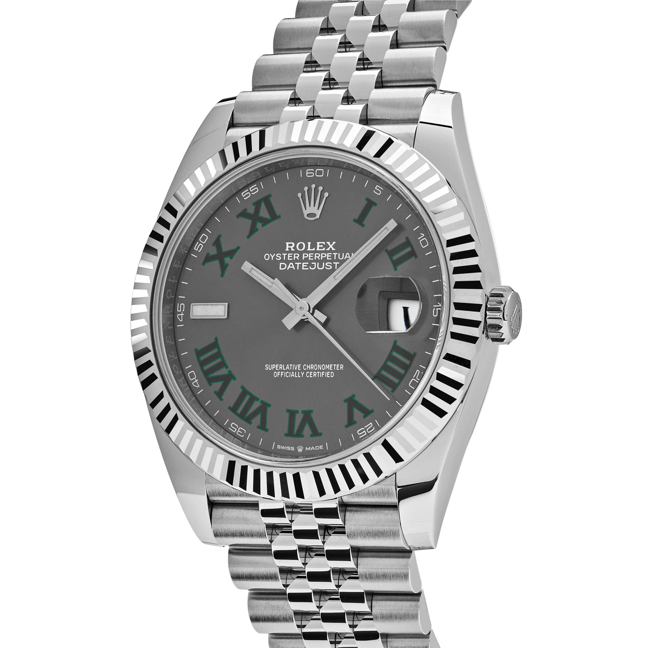 Rolex Datejust 126334 'Wimbledon' Stainless Steel Slate Dial Jubilee (2022)