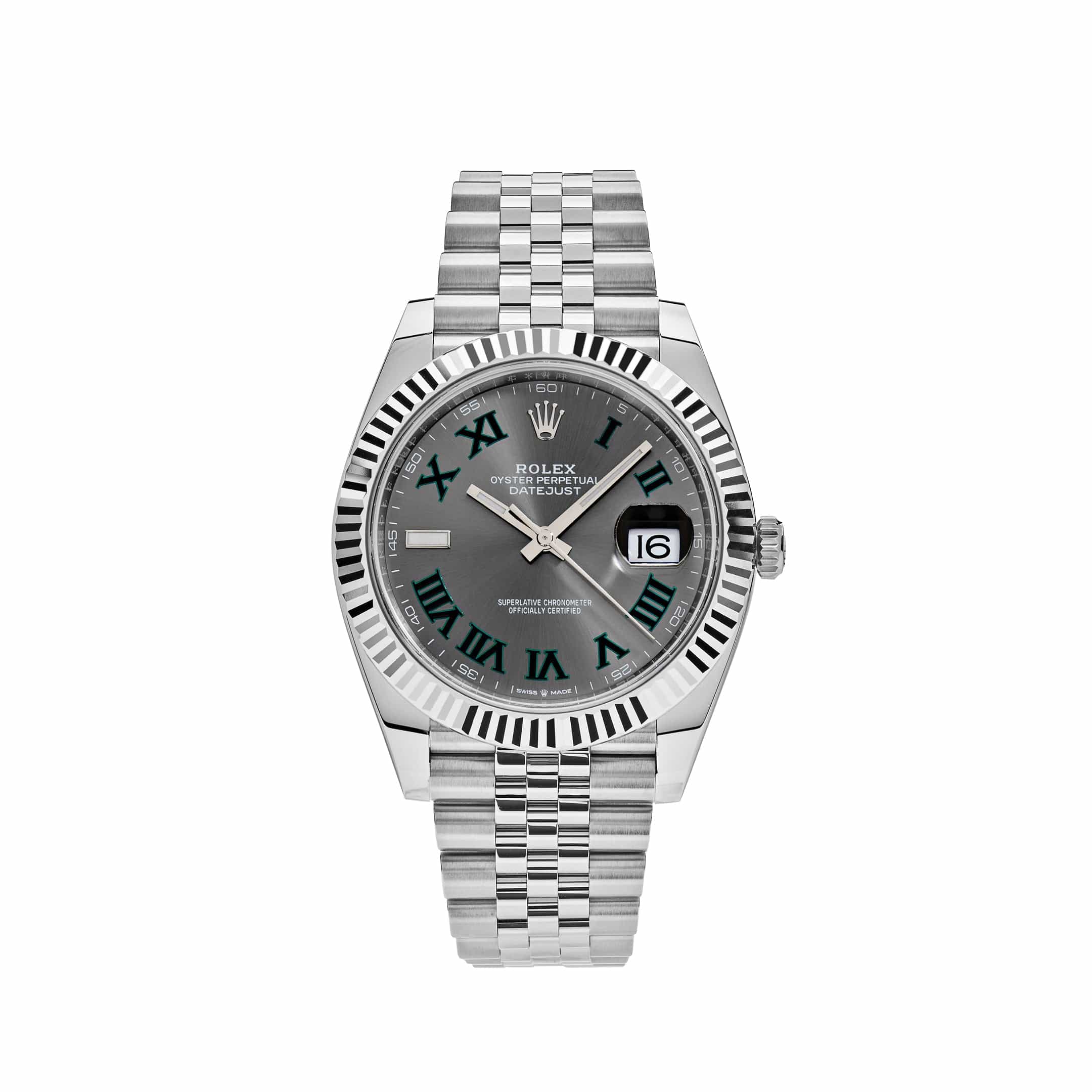 Rolex Datejust 126334 'Wimbledon' Stainless Steel Slate Dial Jubilee (2022)