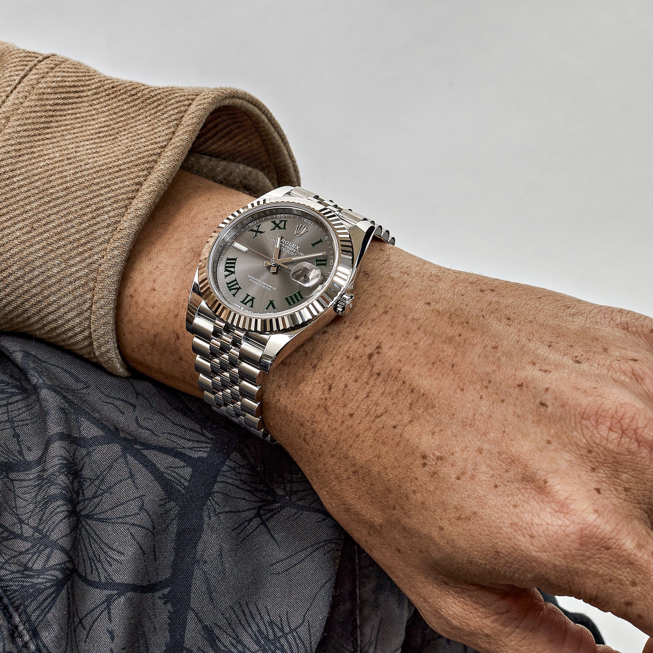 Rolex Datejust 126334 'Wimbledon' Stainless Steel Slate Dial Jubilee (2023)