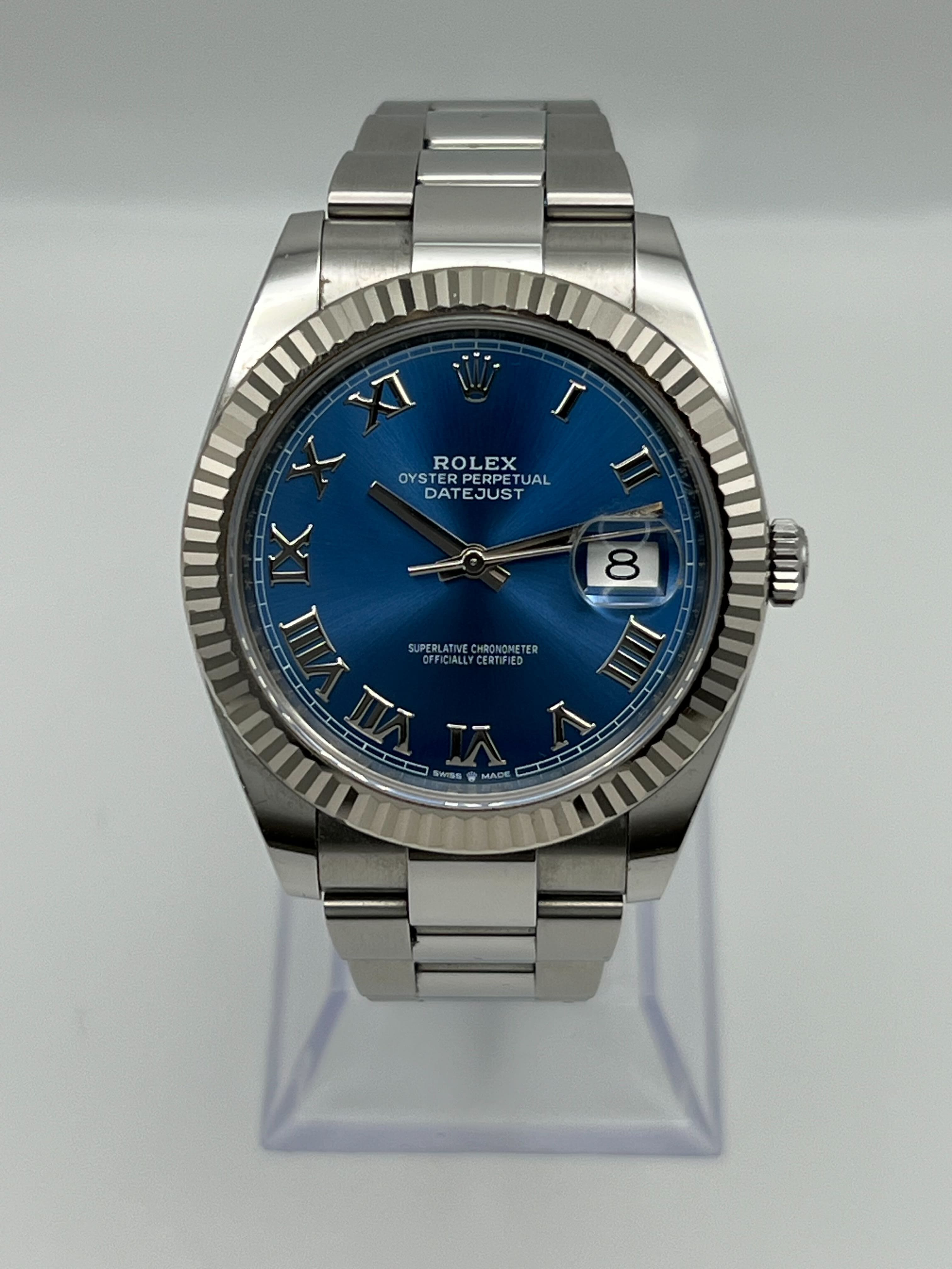 Rolex Datejust 126334 Stainless Steel Blue Dial Oyster (2021)