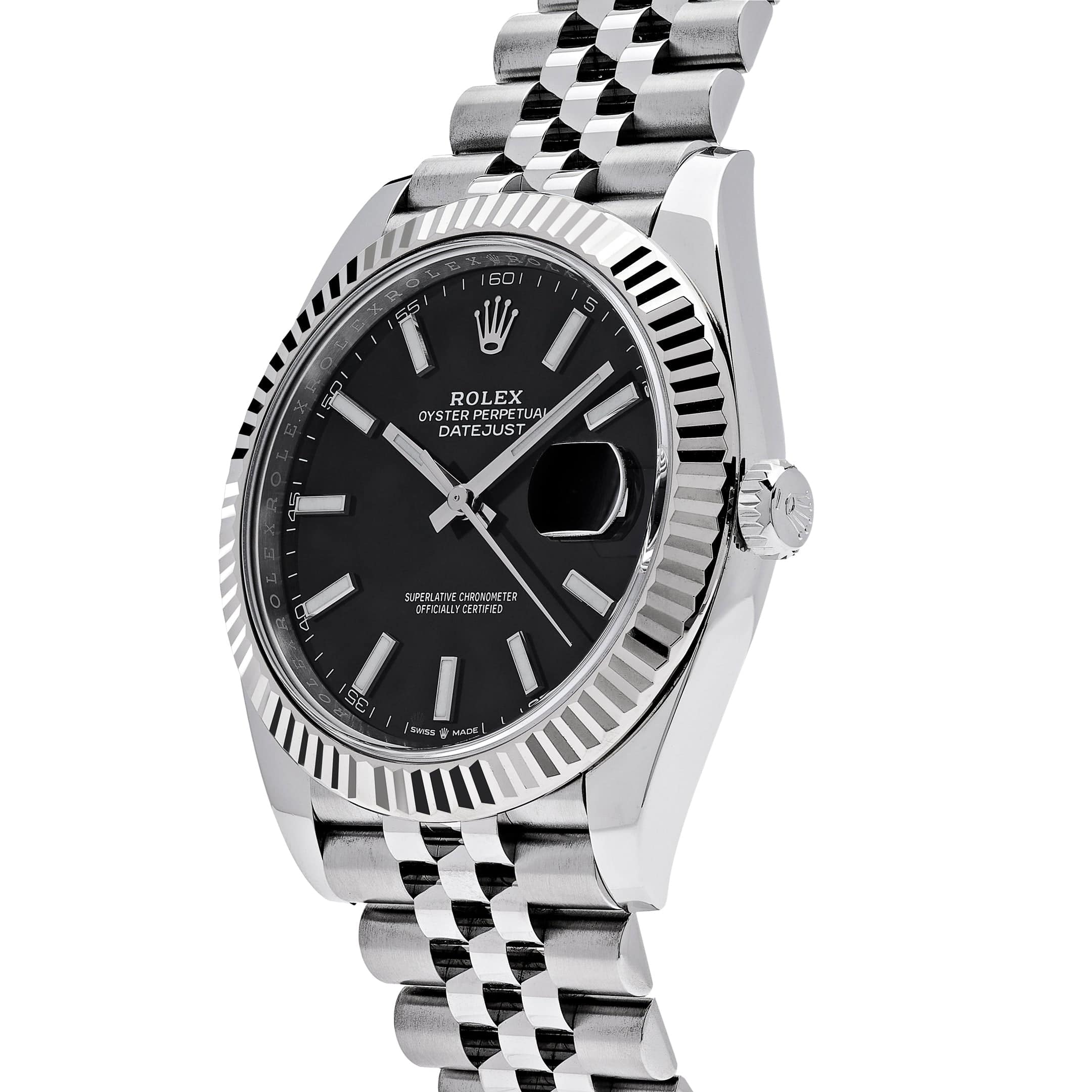 Rolex Datejust 126334 Stainless Steel Black Dial Jubilee Bracelet