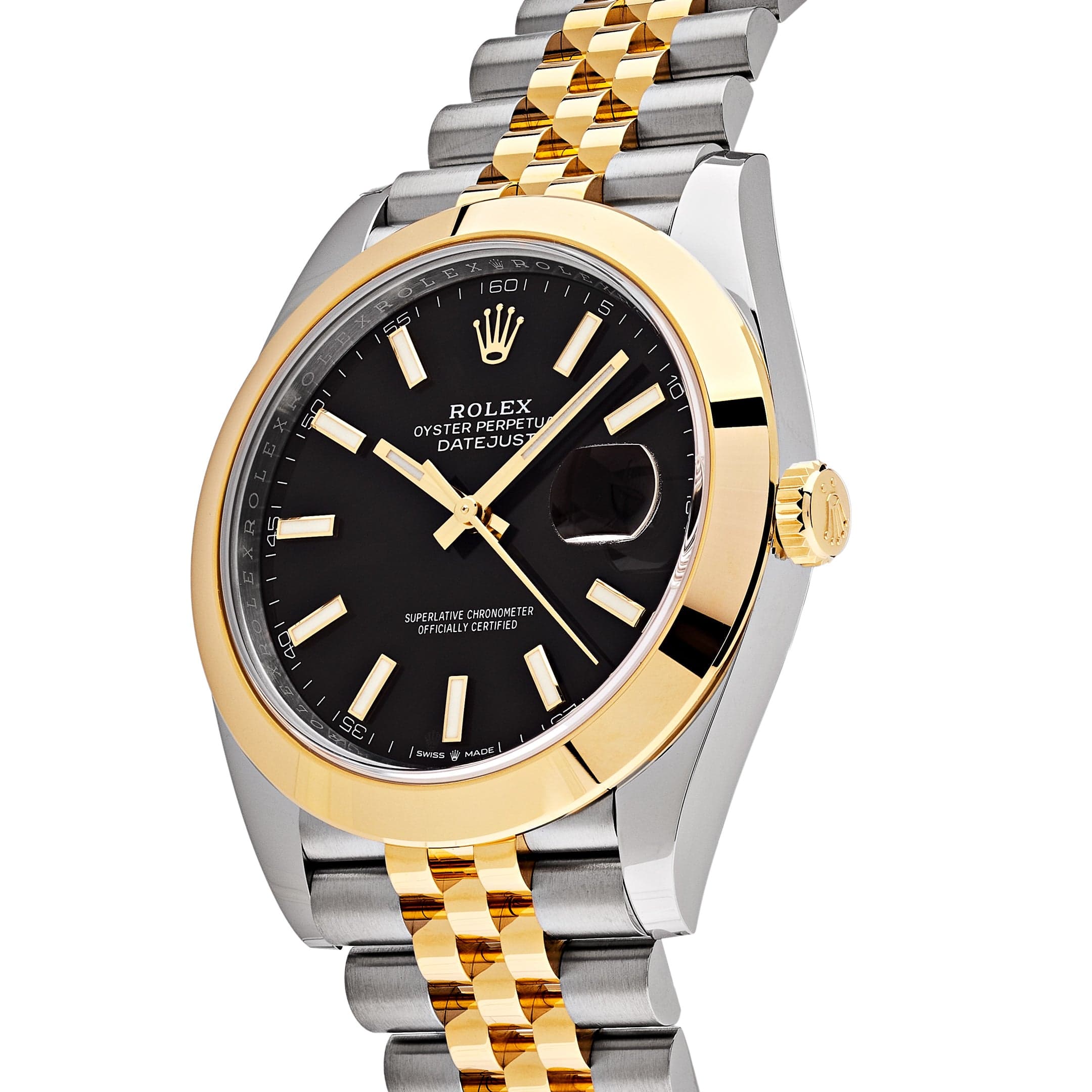 Rolex Datejust 126303 Stainless Steel Yellow Gold Black Dial Jubilee (2022)