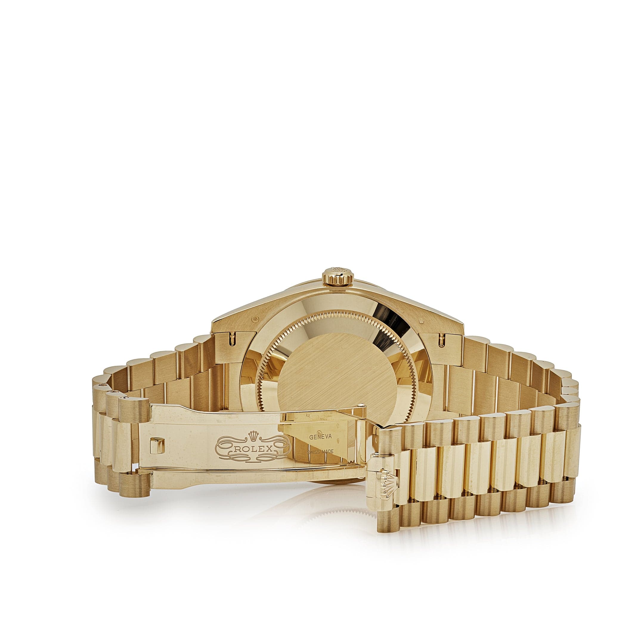 Rolex Day-Date 228398TBR Yellow Gold Onyx Baguette Diamond Dial Baguette Bezel (2023)