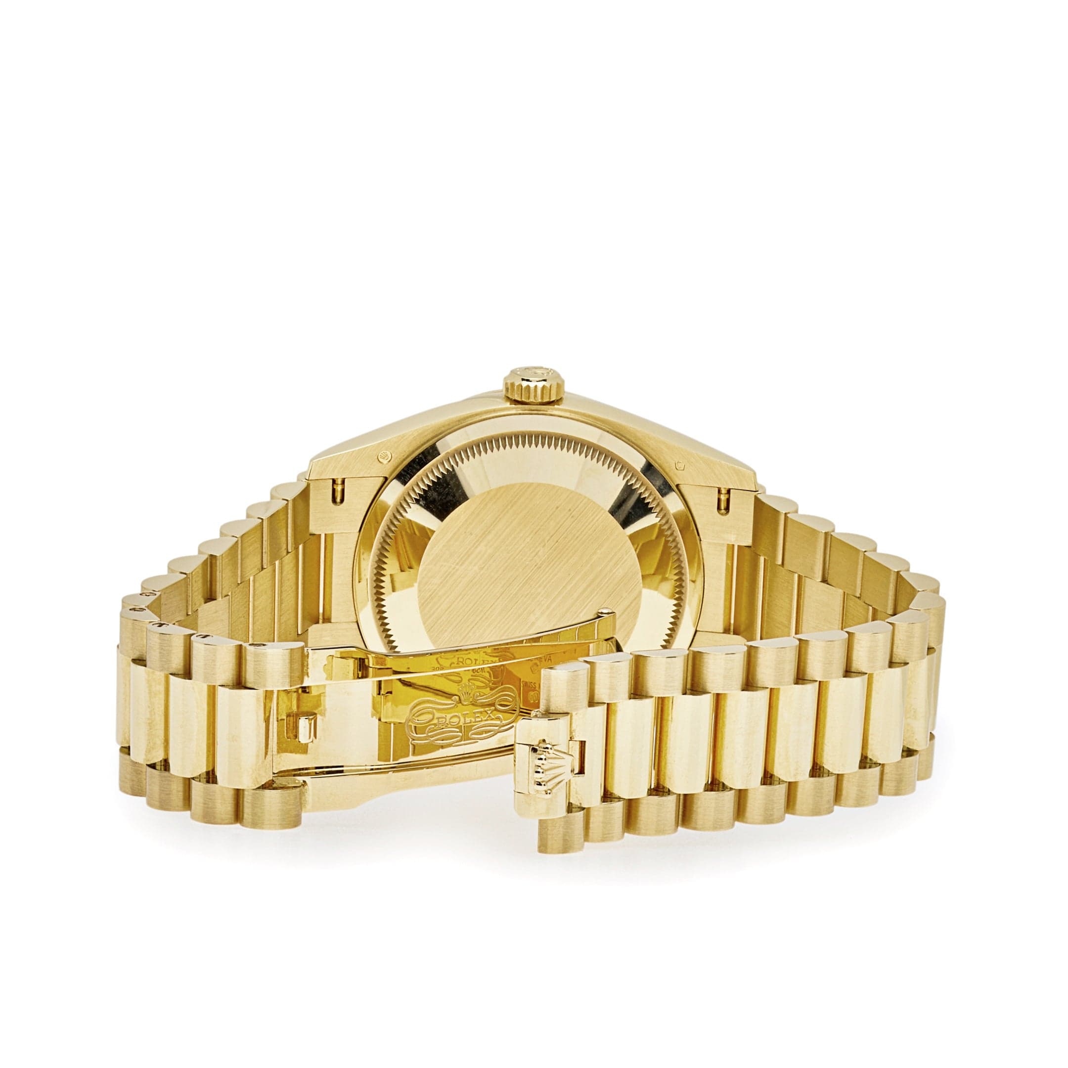 Rolex Day-Date 128238 Yellow Gold Turquoise Diamond Dial