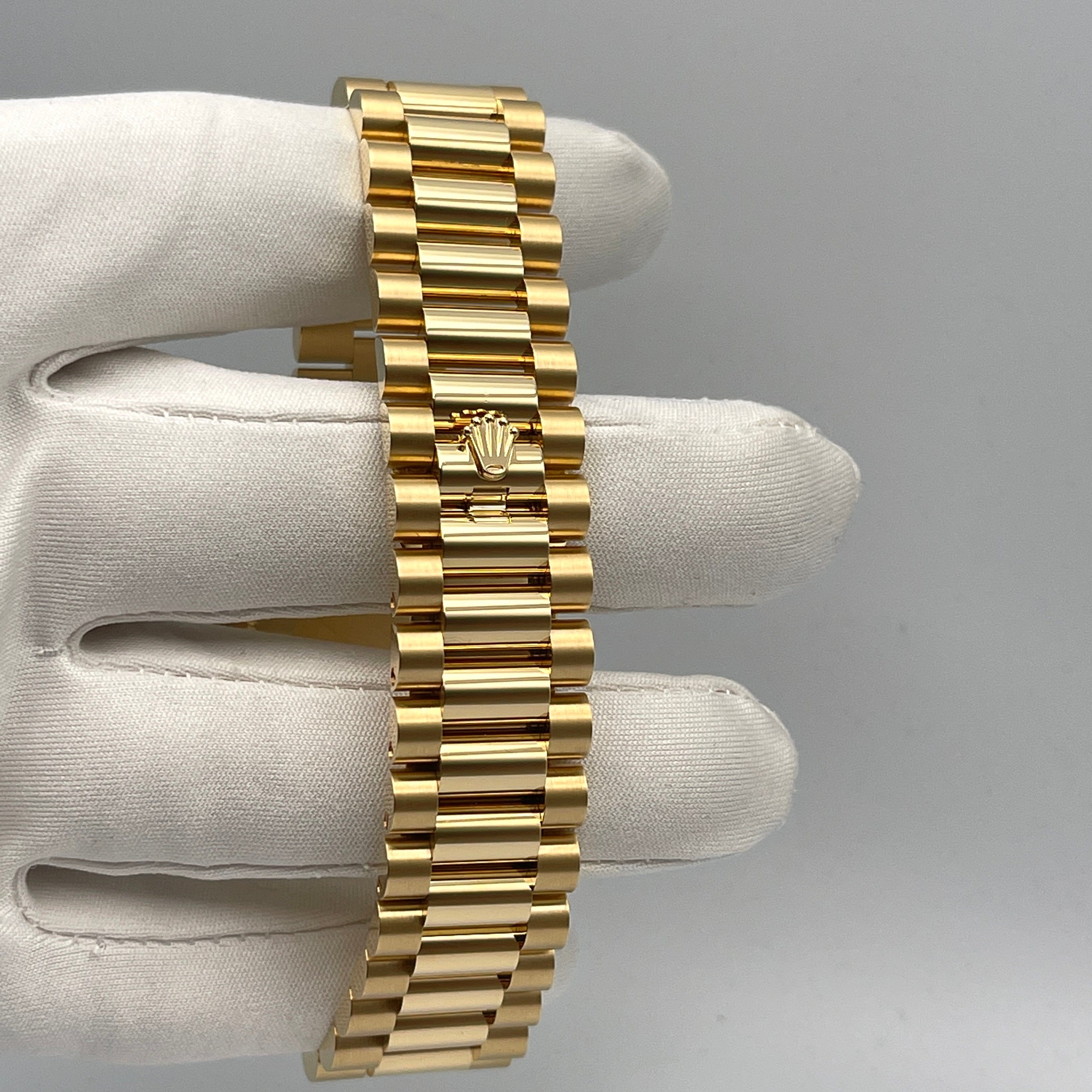 Rolex Day-Date 128238 Yellow Gold White Dial