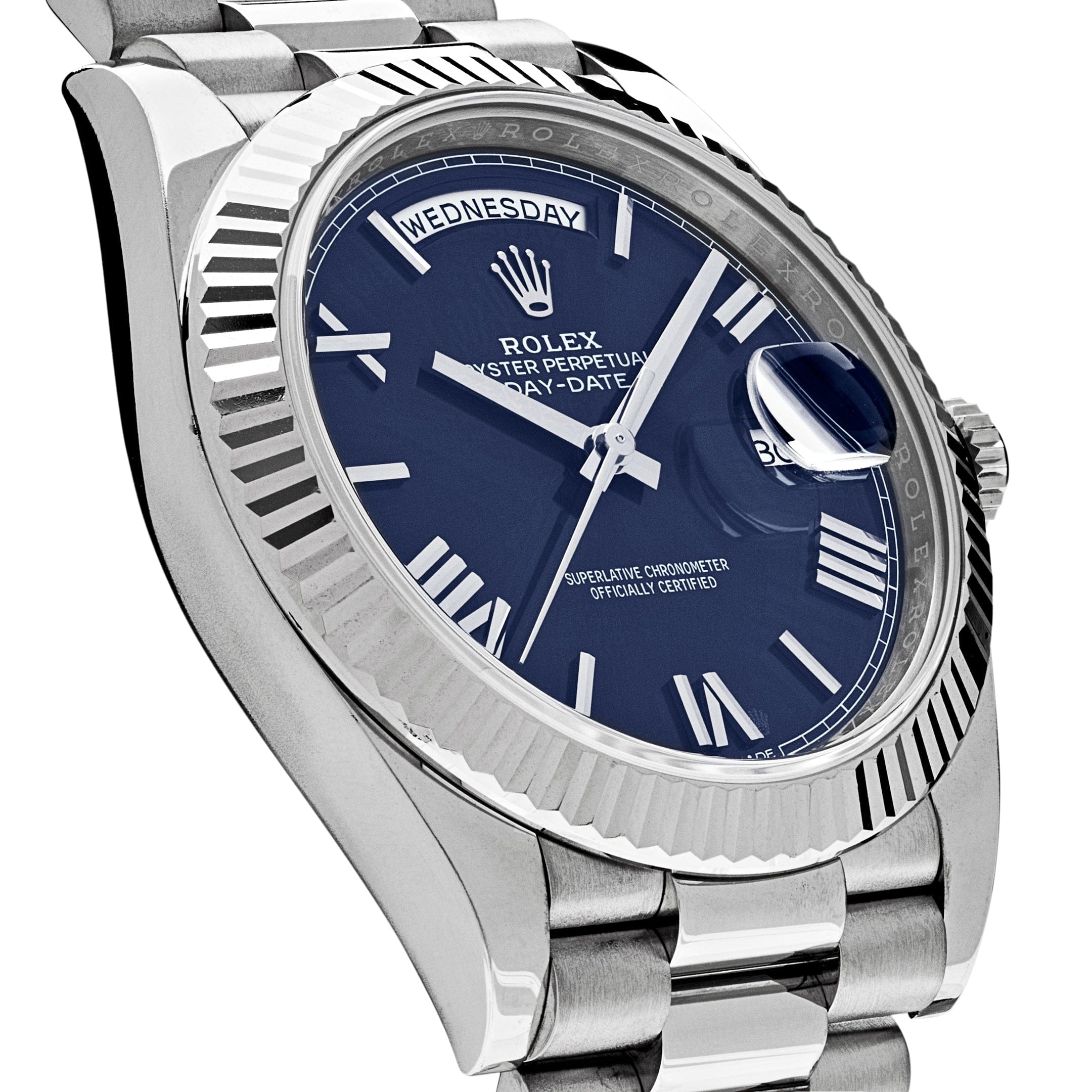 Rolex Day-Date 228239 White Gold Blue Dial (2018)