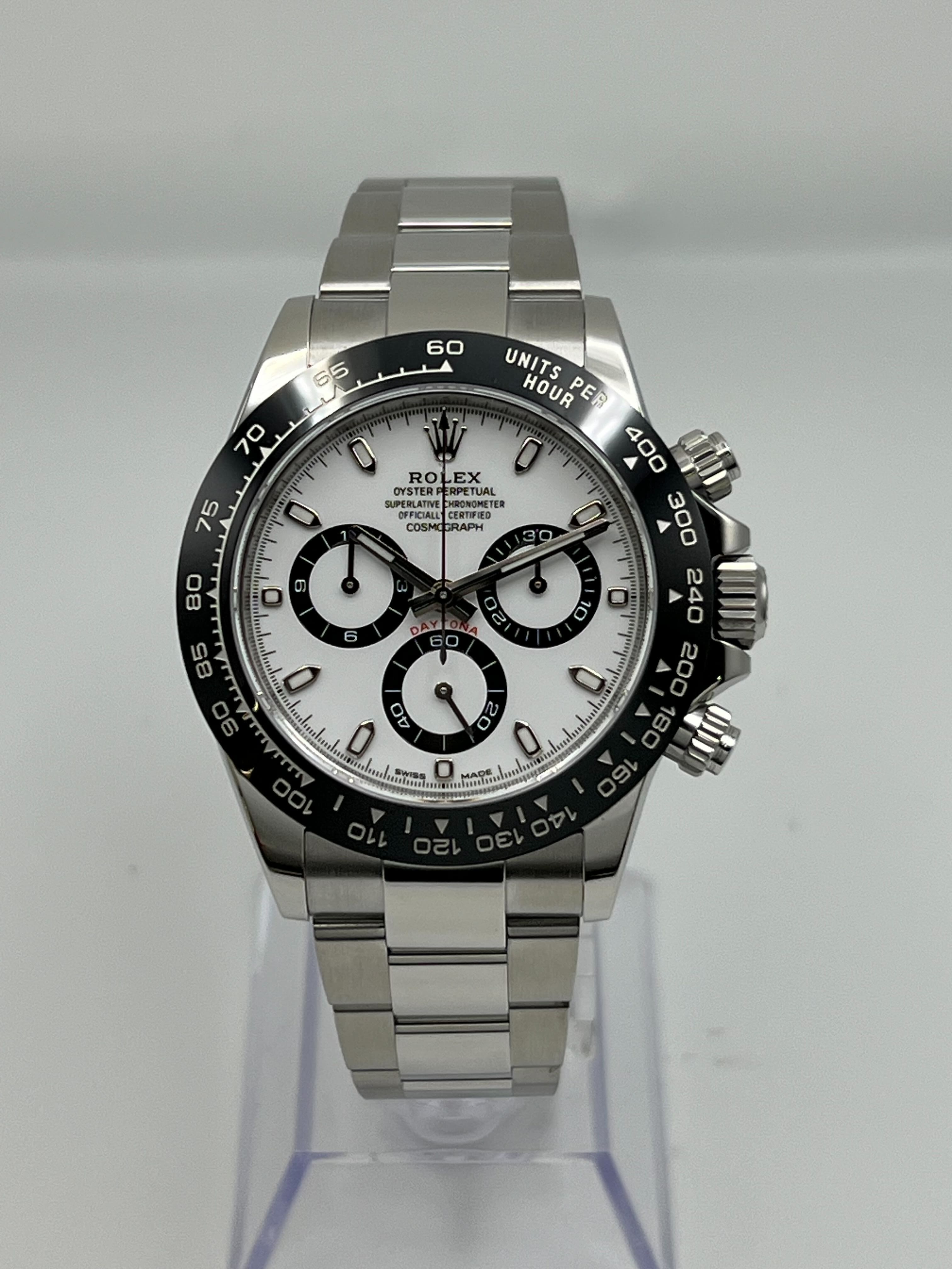 Rolex Daytona 116500LN Stainless Steel White Panda Dial (2022)