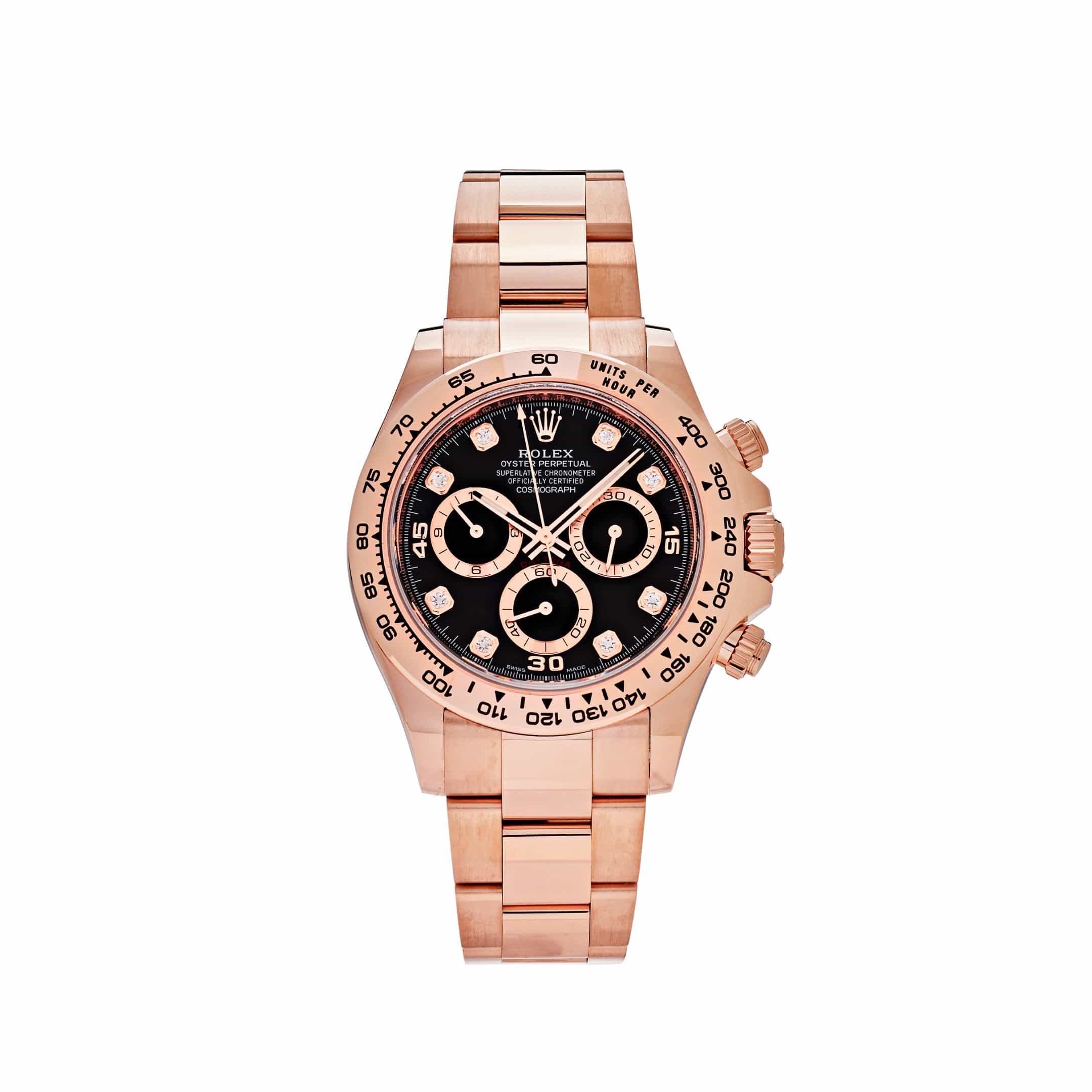Rolex Daytona 116505 Rose Gold Black Diamond Dial (2022)