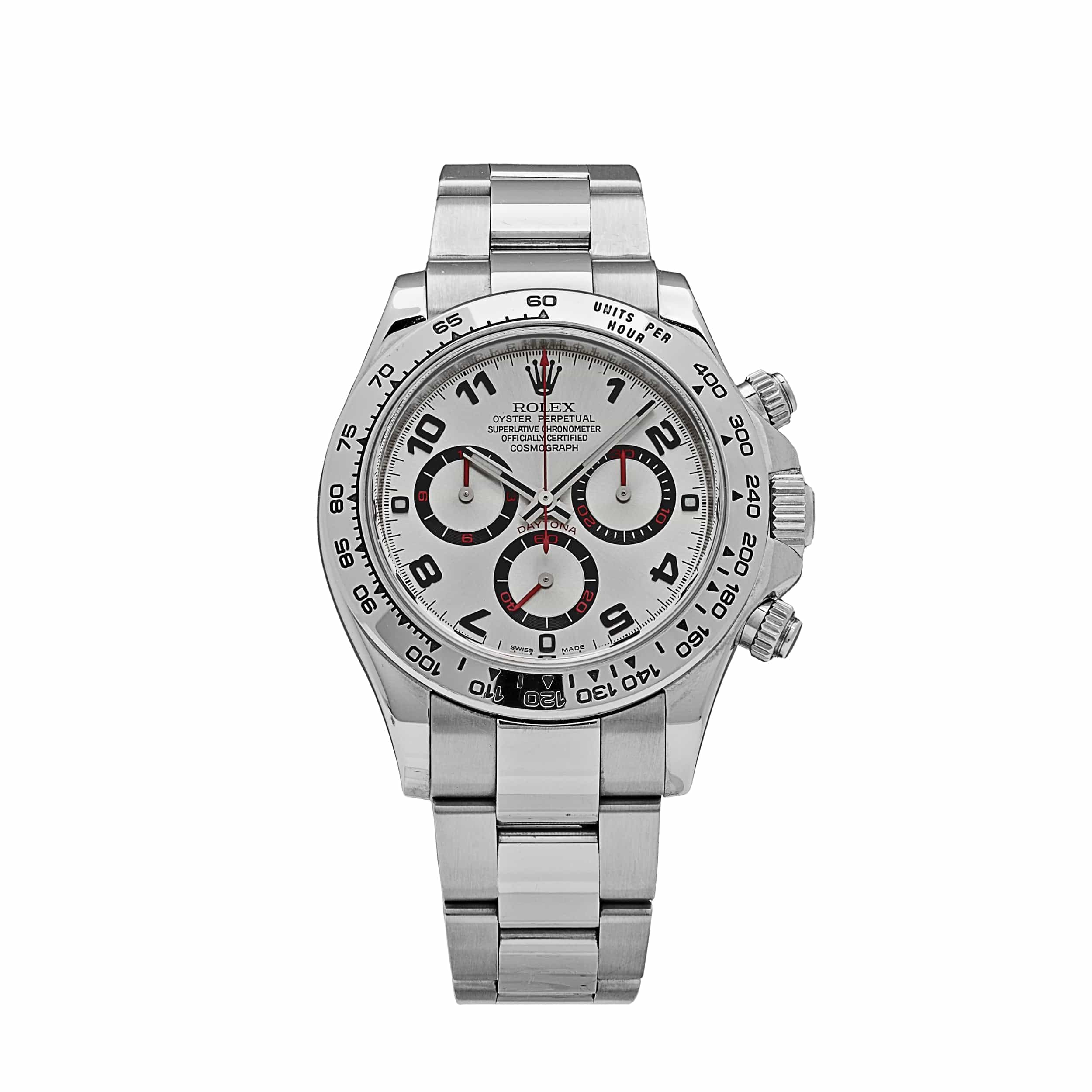Rolex Daytona 116509 Silver Racing Dial White Gold (2013)