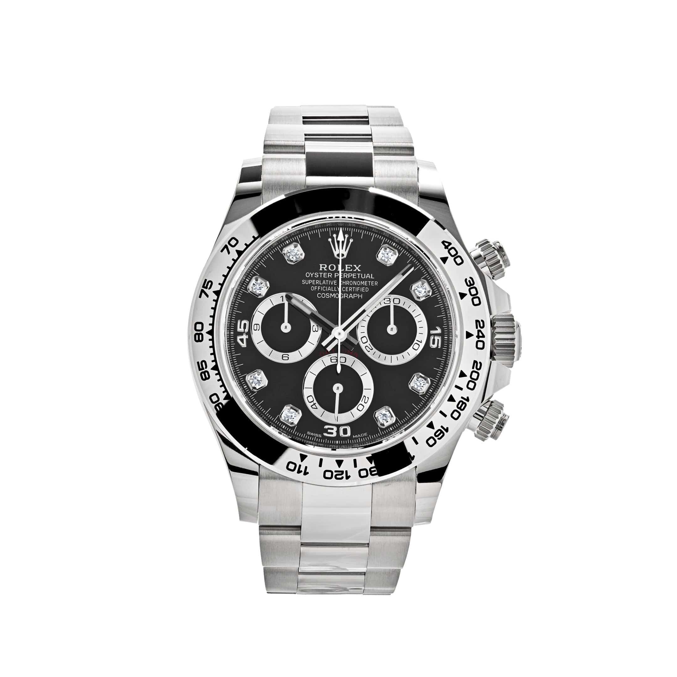 Rolex Daytona 116509 White Gold Black Diamond Dial (2022)