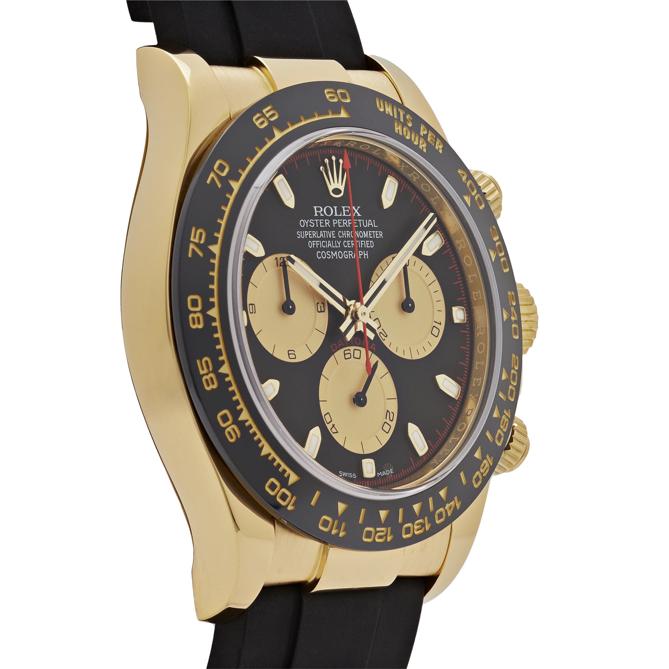 Rolex Daytona 116518LN 'Paul Newman' Yellow Gold Black Dial