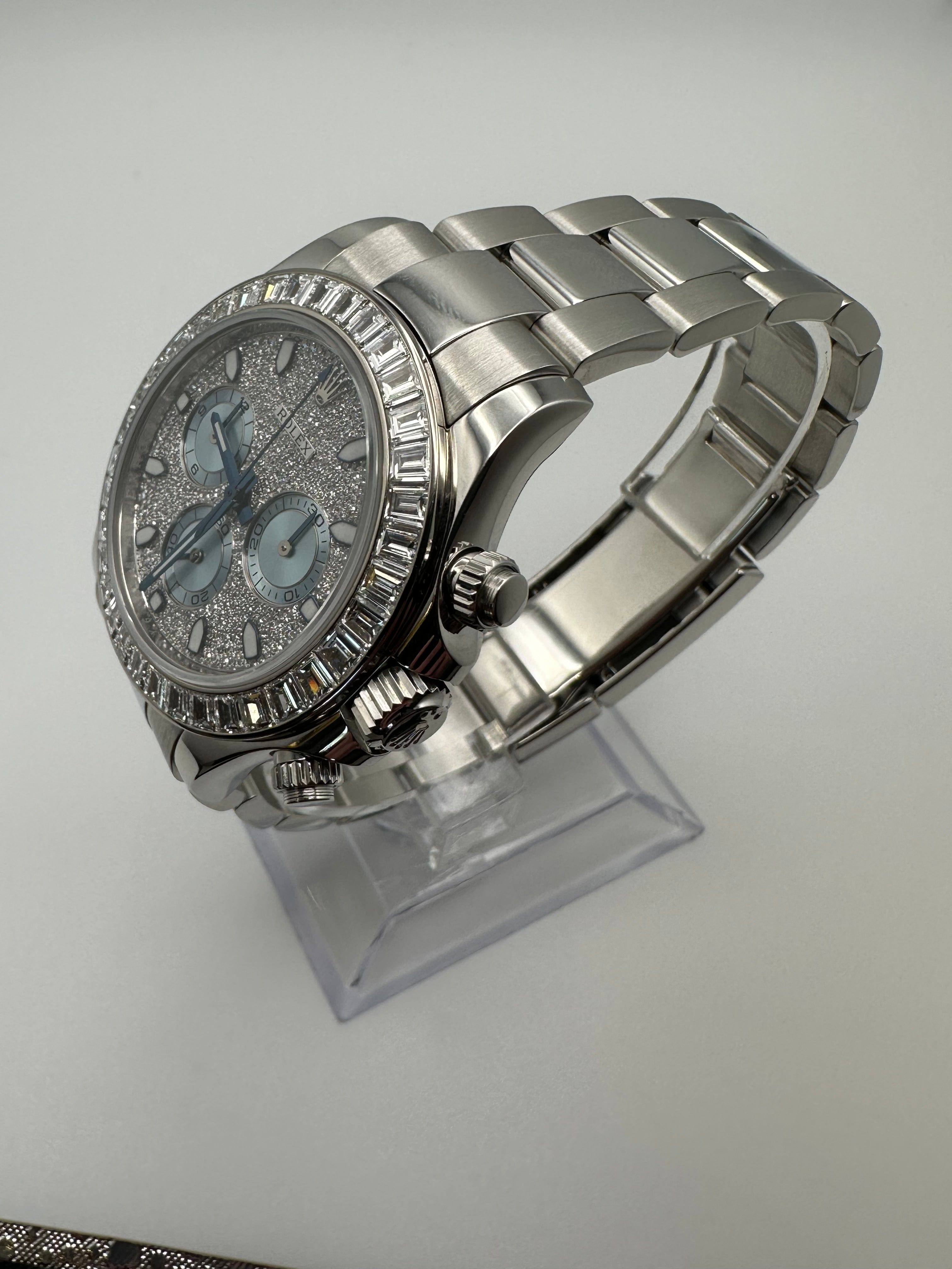 Rolex Daytona 116576TBR Platinum Pave Diamond Dial (2020)