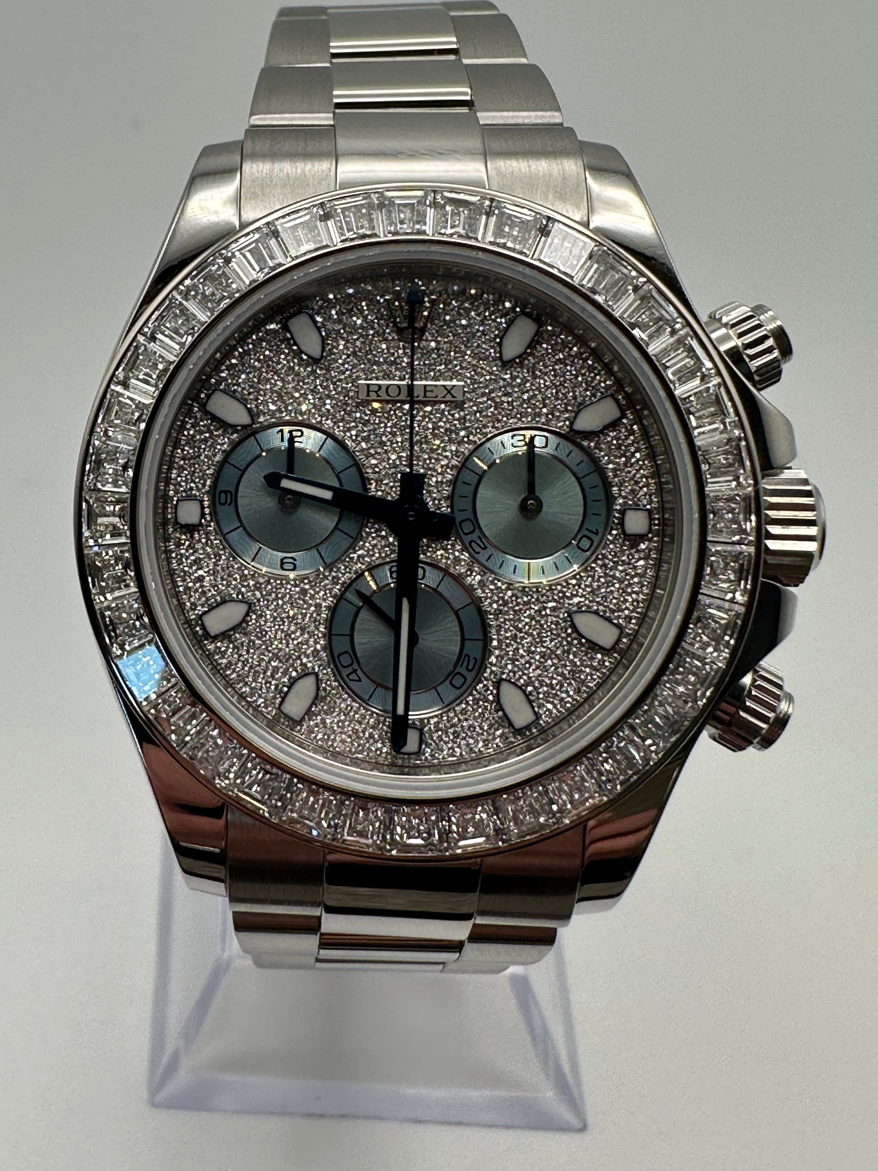 Rolex Daytona 116576TBR Platinum Pave Diamond Dial (2020)