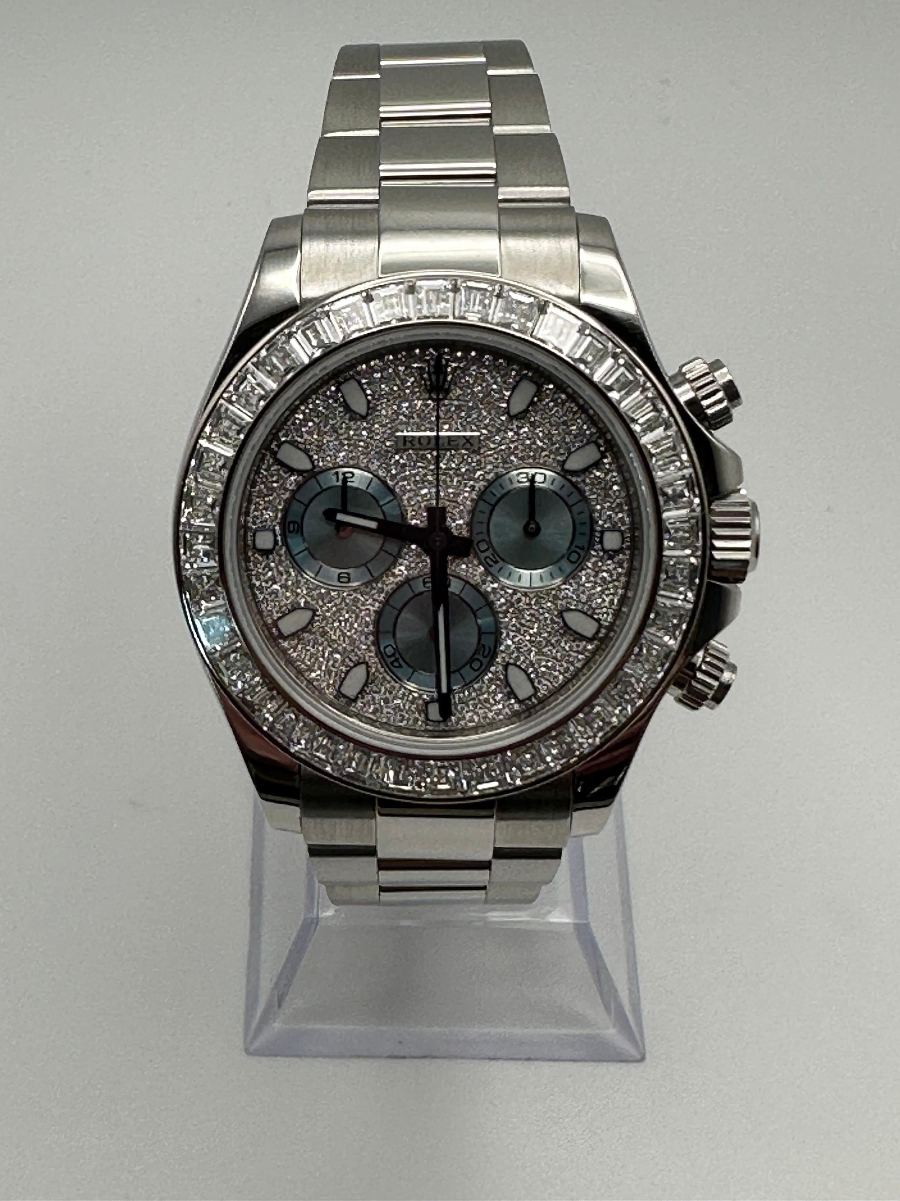 Rolex Daytona 116576TBR Platinum Pave Diamond Dial (2020)