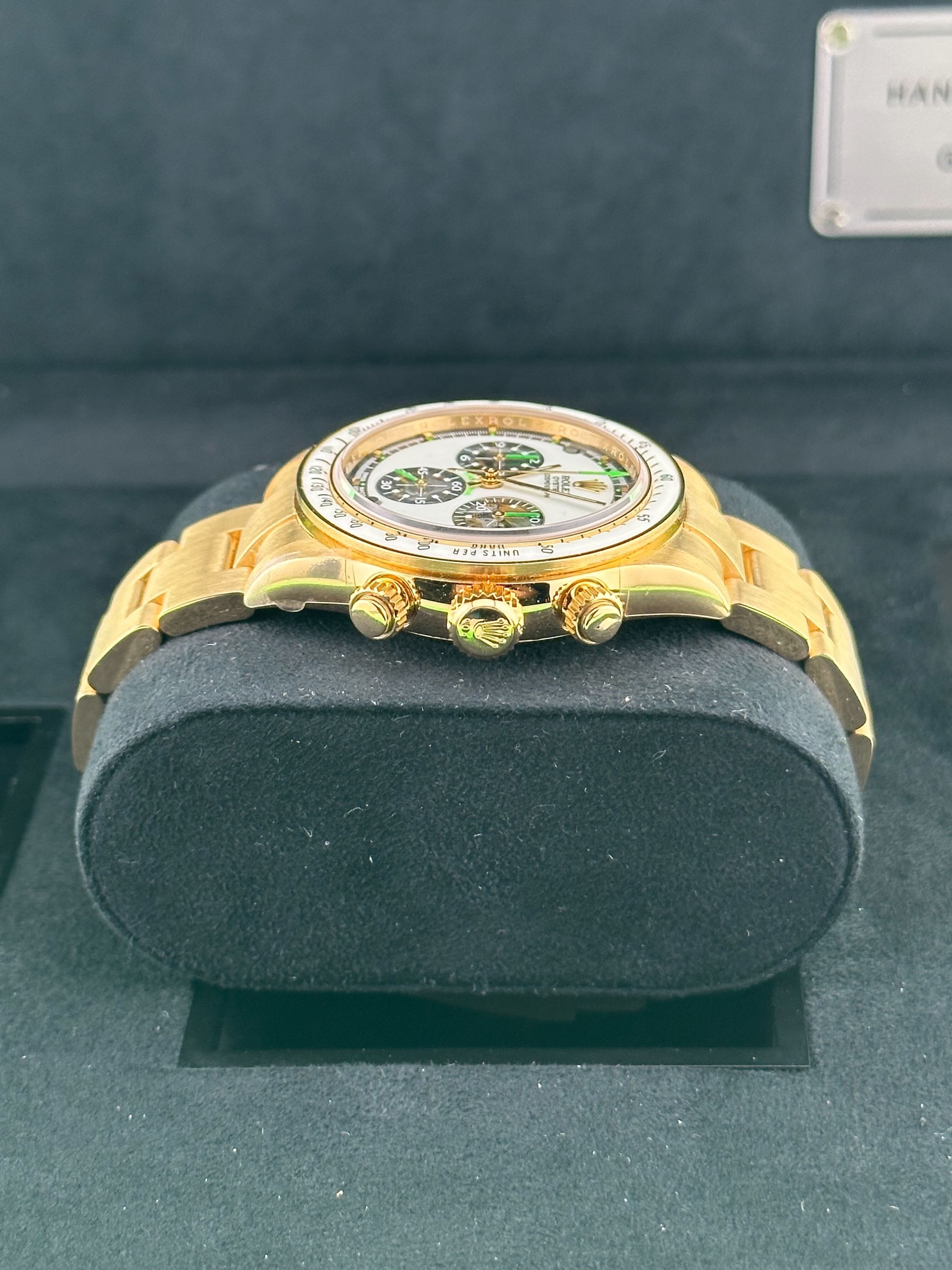 Rolex Daytona Artisans de Genève Yellow Gold Full Lume Dial and Bezel