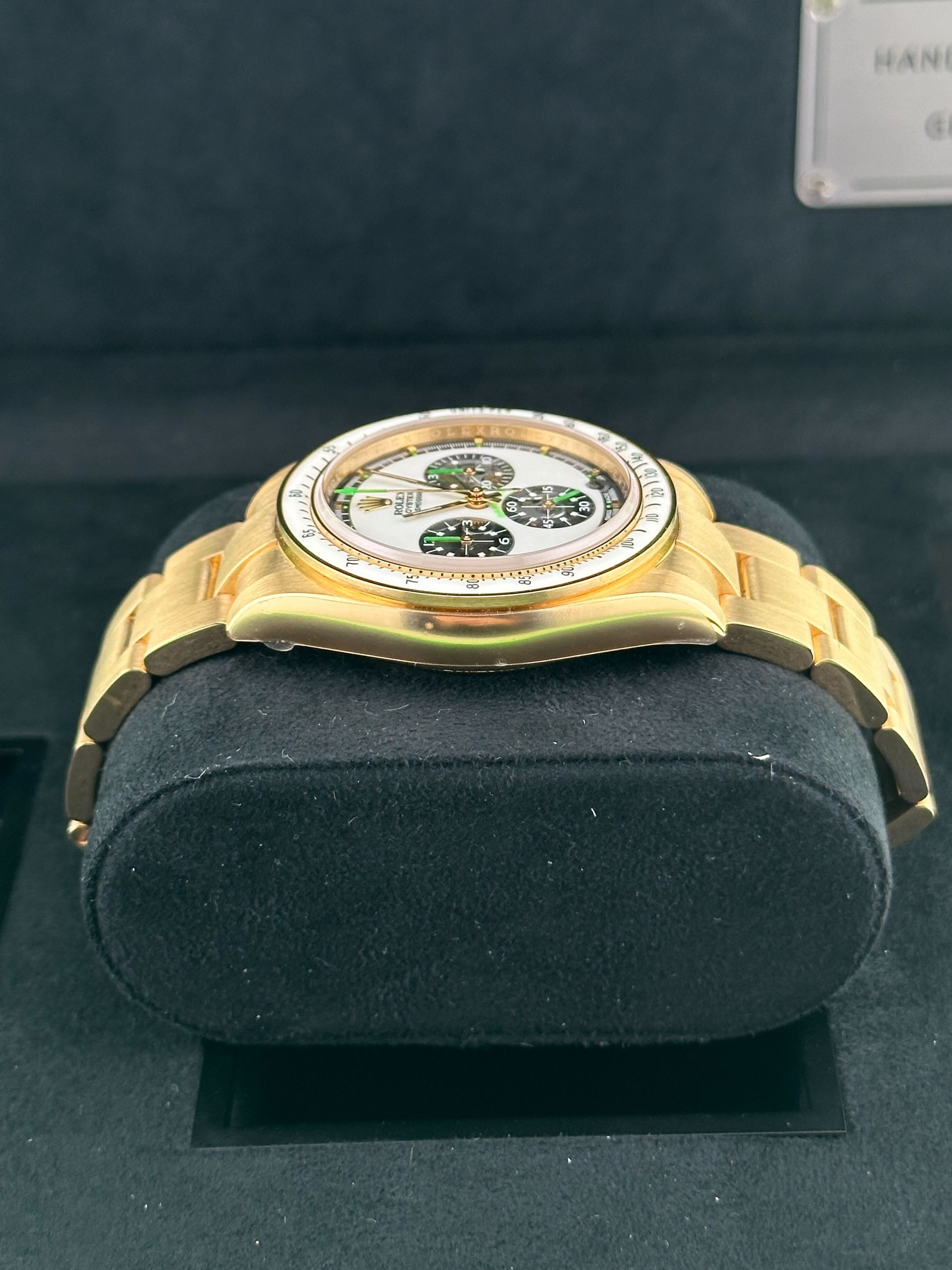 Rolex Daytona Artisans de Genève Yellow Gold Full Lume Dial and Bezel