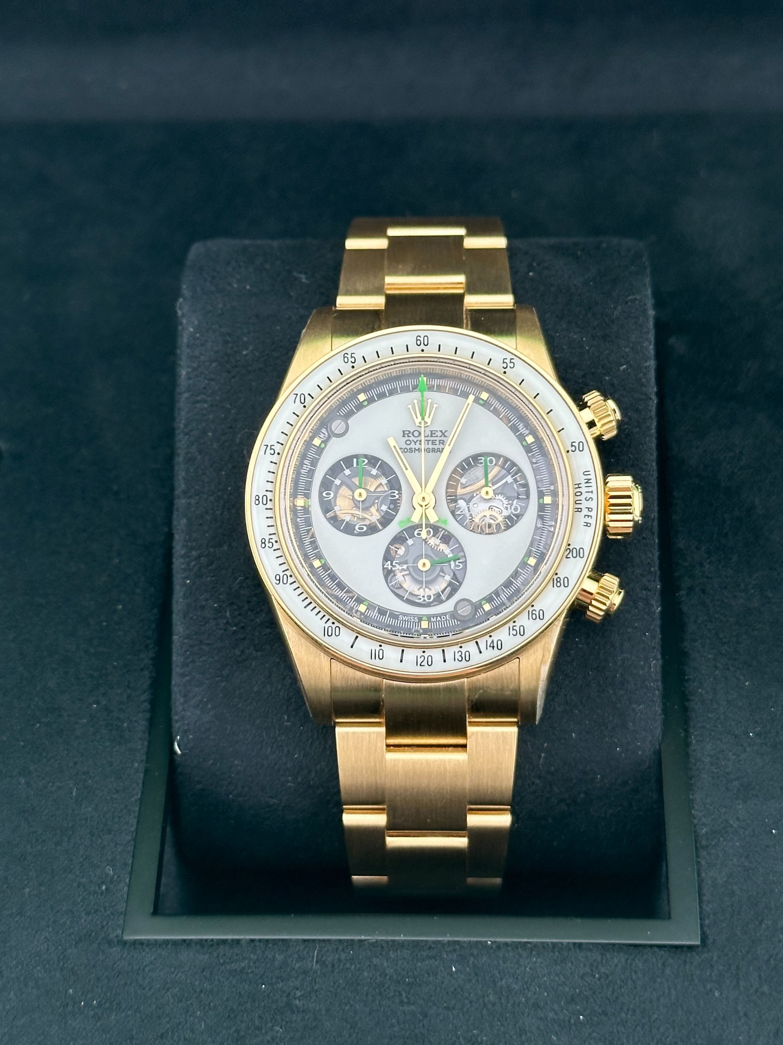 Rolex Daytona Artisans de Genève Yellow Gold Full Lume Dial and Bezel