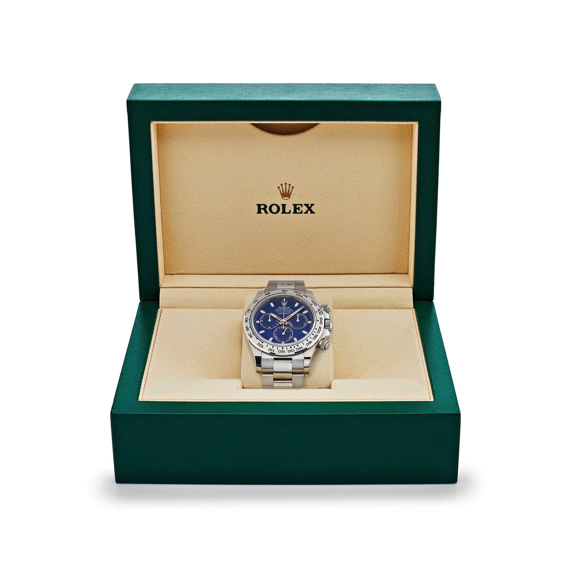 Rolex Daytona 116509 White Gold Blue Dial