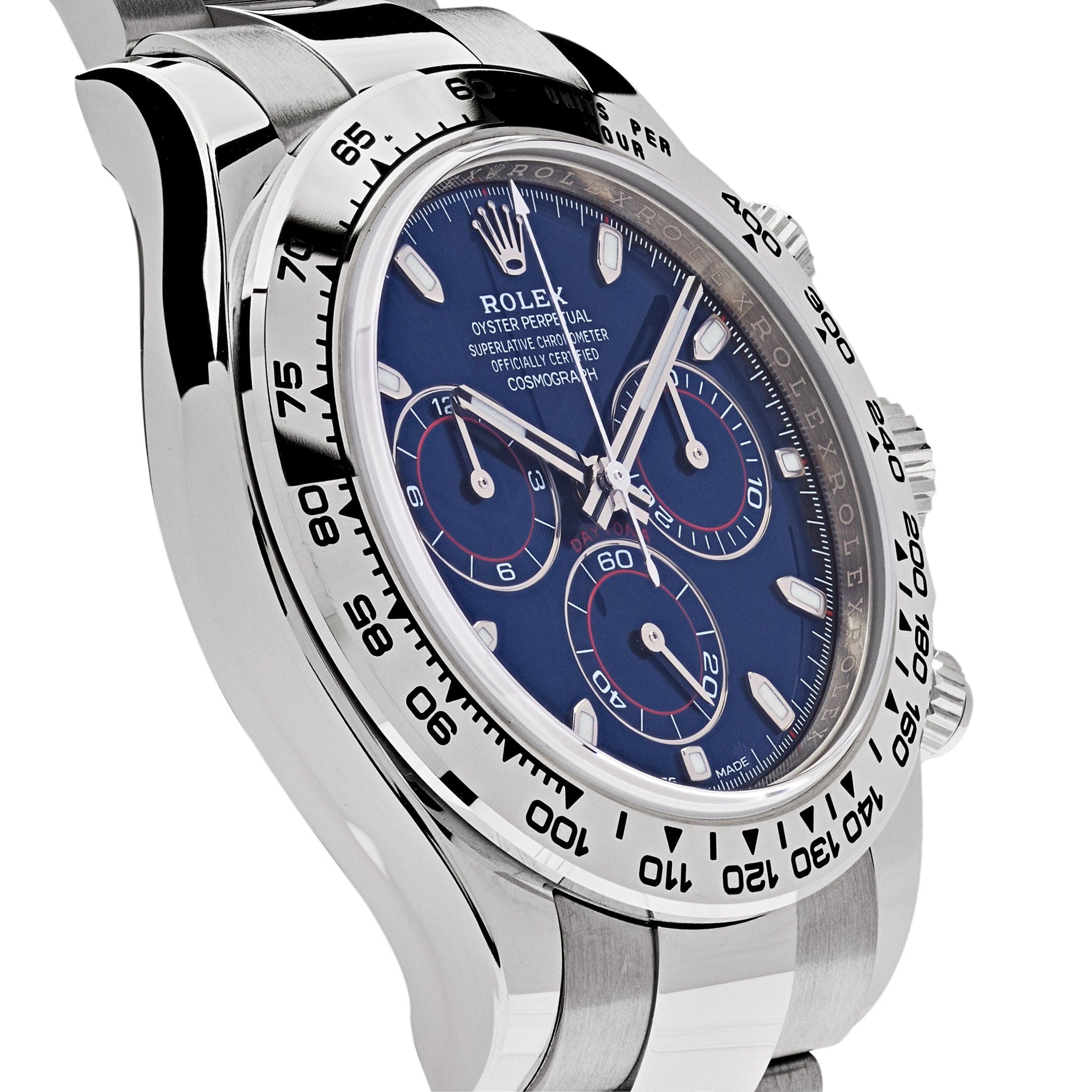 Rolex Daytona 116509 White Gold Blue Dial