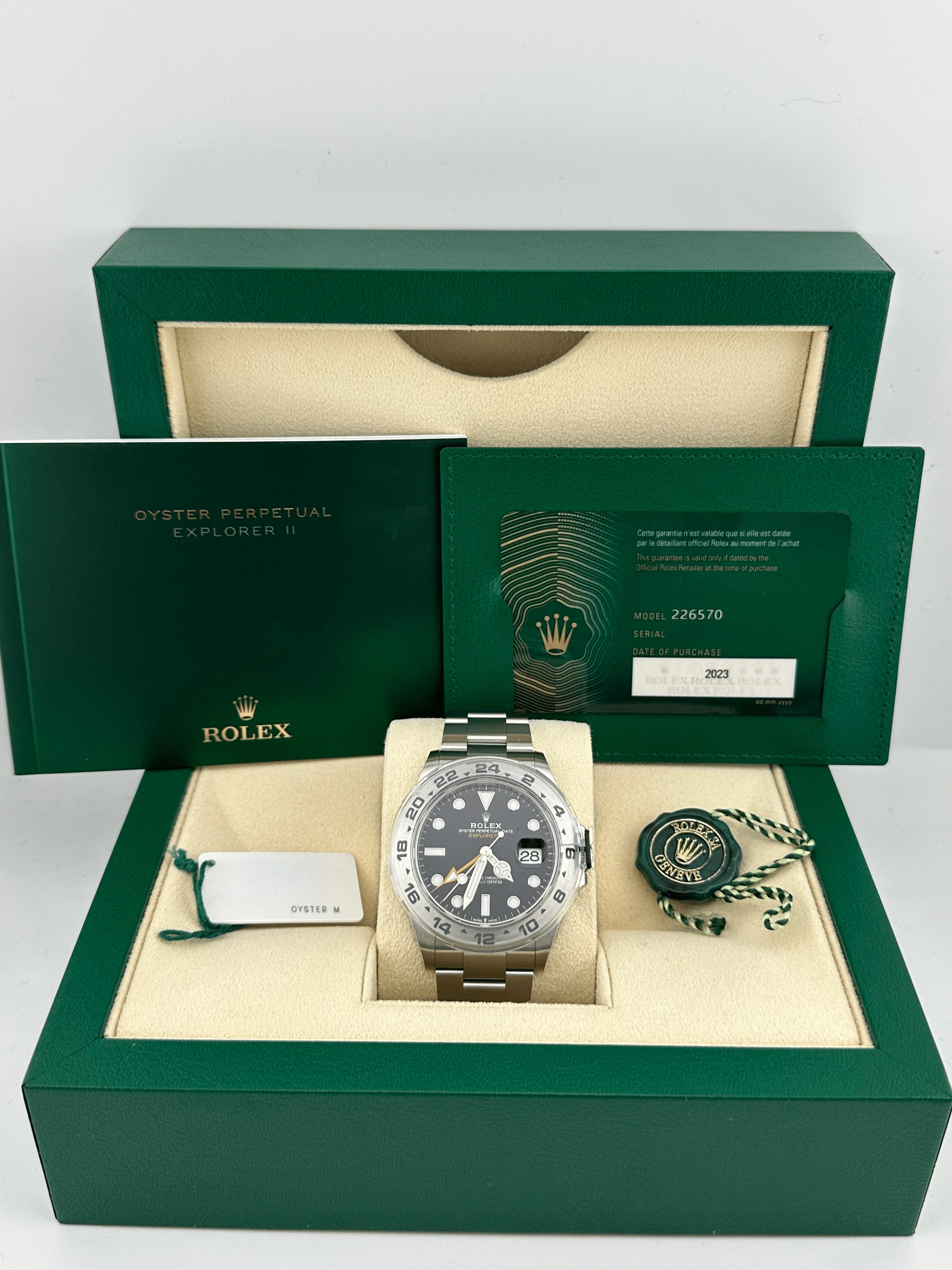 Rolex Explorer II 226570 Stainless Steel Black Dial (2024)