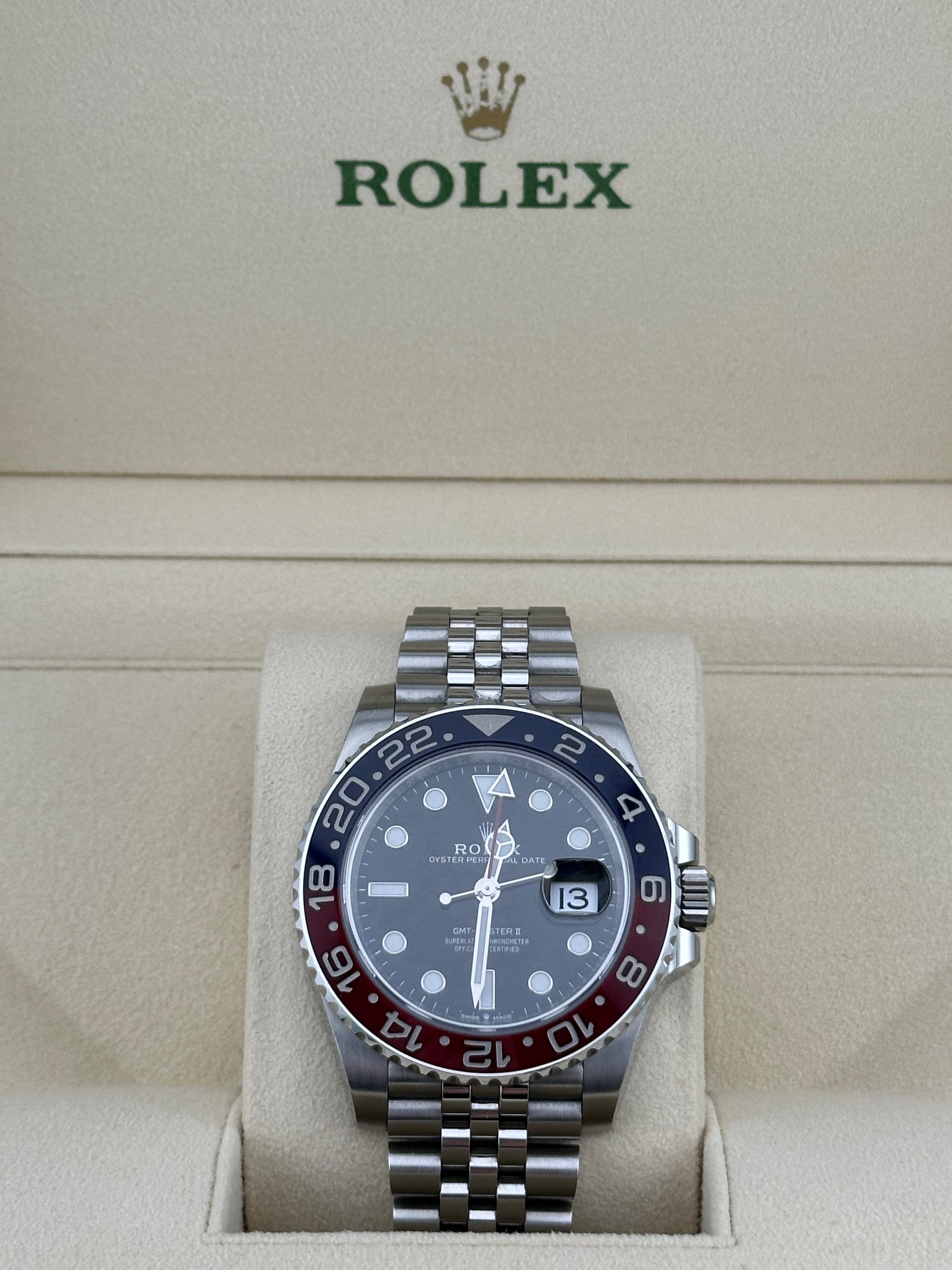 Rolex GMT-Master II 126710BLRO 'Pepsi' Stainless Steel Black Dial Jubilee (2021)