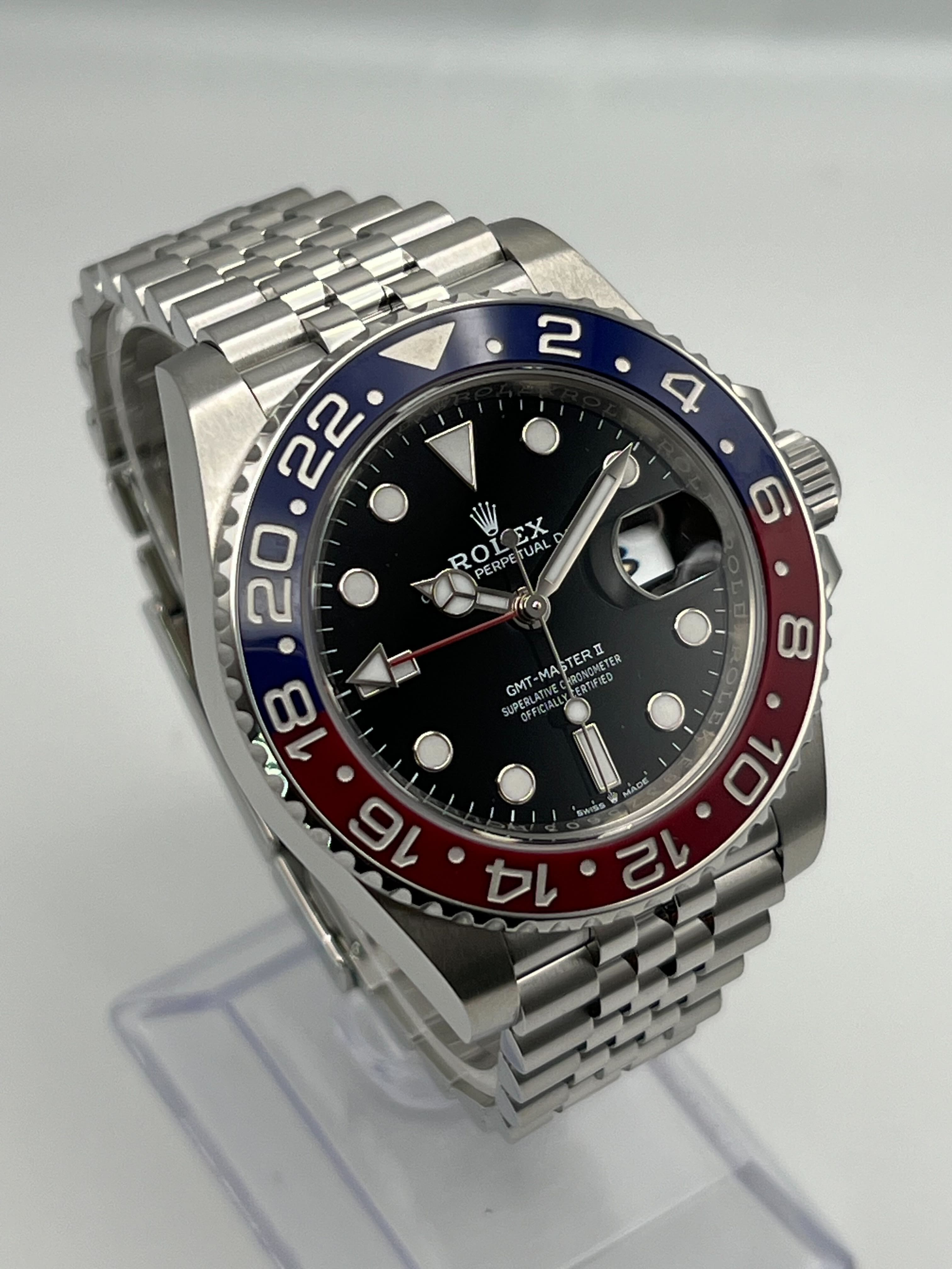 Rolex GMT-Master II 126710BLRO 'Pepsi' Stainless Steel Black Dial Jubilee (2022)