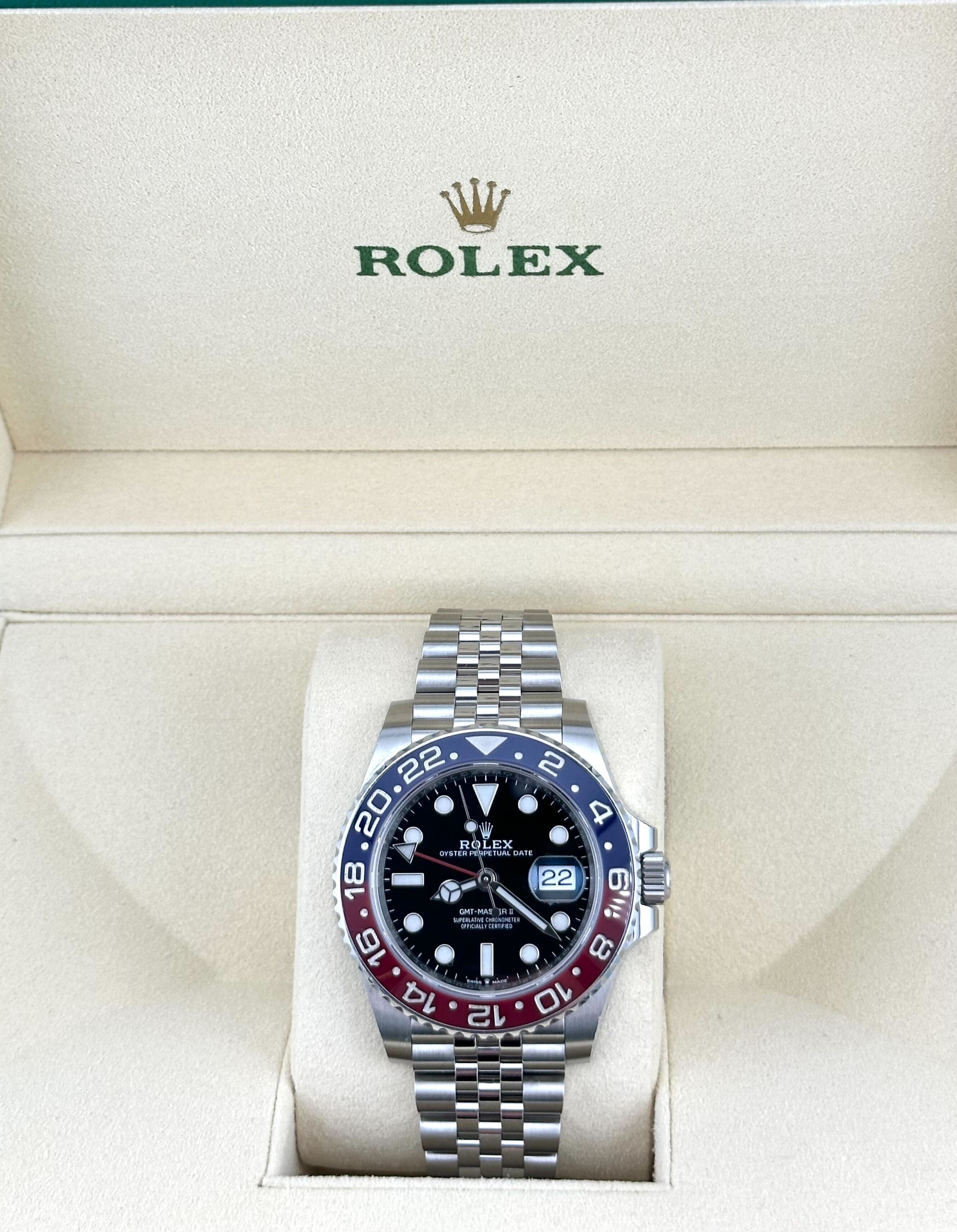 Rolex GMT-Master II 126710BLRO 'Pepsi' Stainless Steel Black Dial Jubilee (2019)