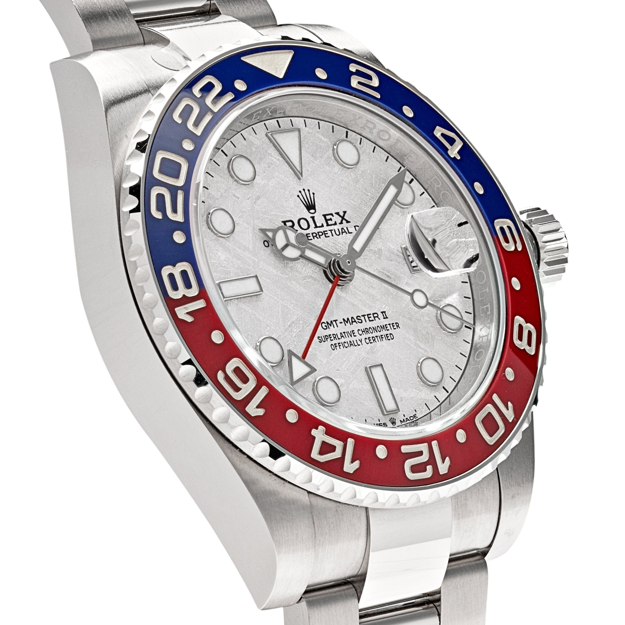 Rolex GMT-Master II 126719BLRO 'Pepsi' White Gold Meteorite Dial (2021)
