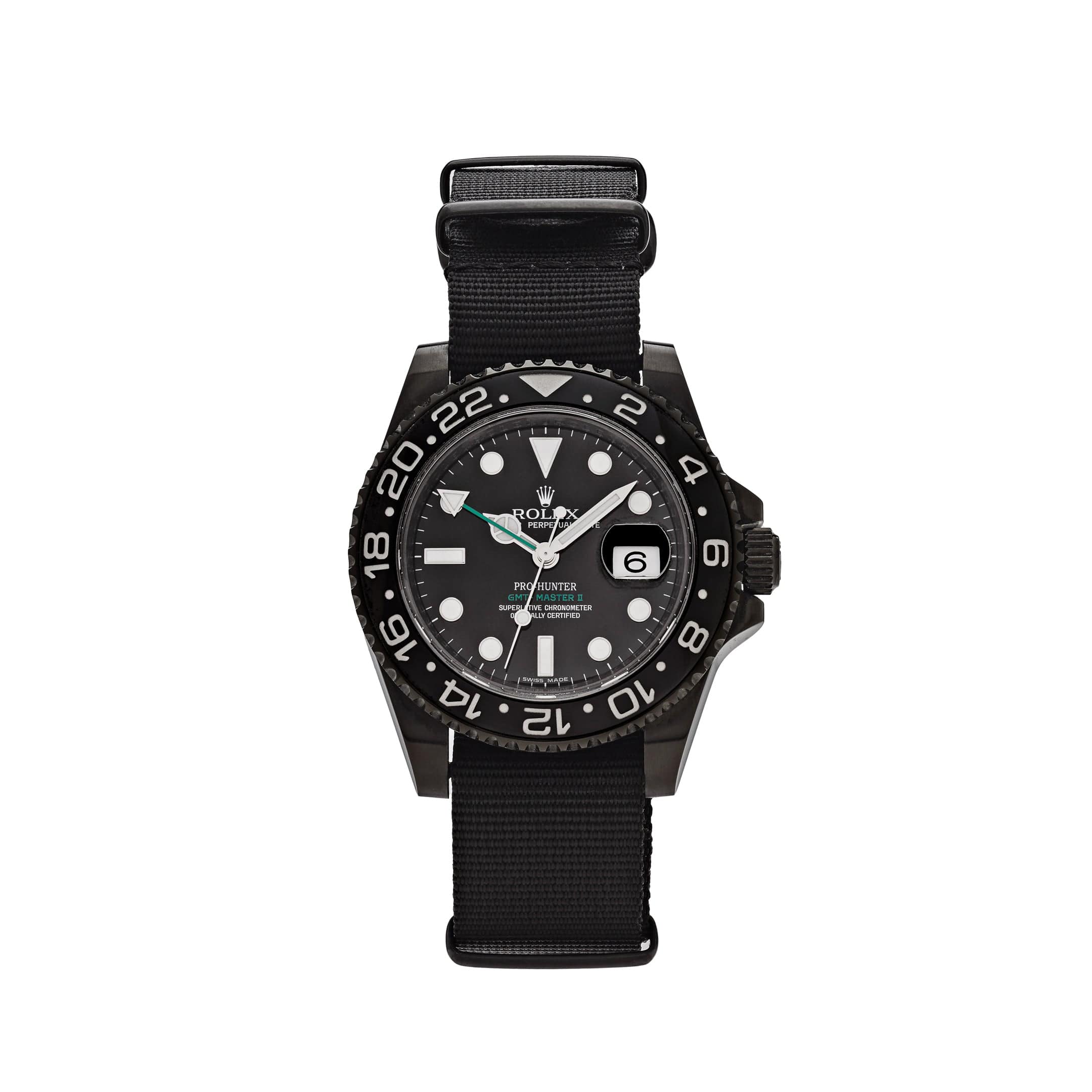 Rolex GMT-Master II 116710LN Pro Hunter "Stealth" Black-PVD Steel