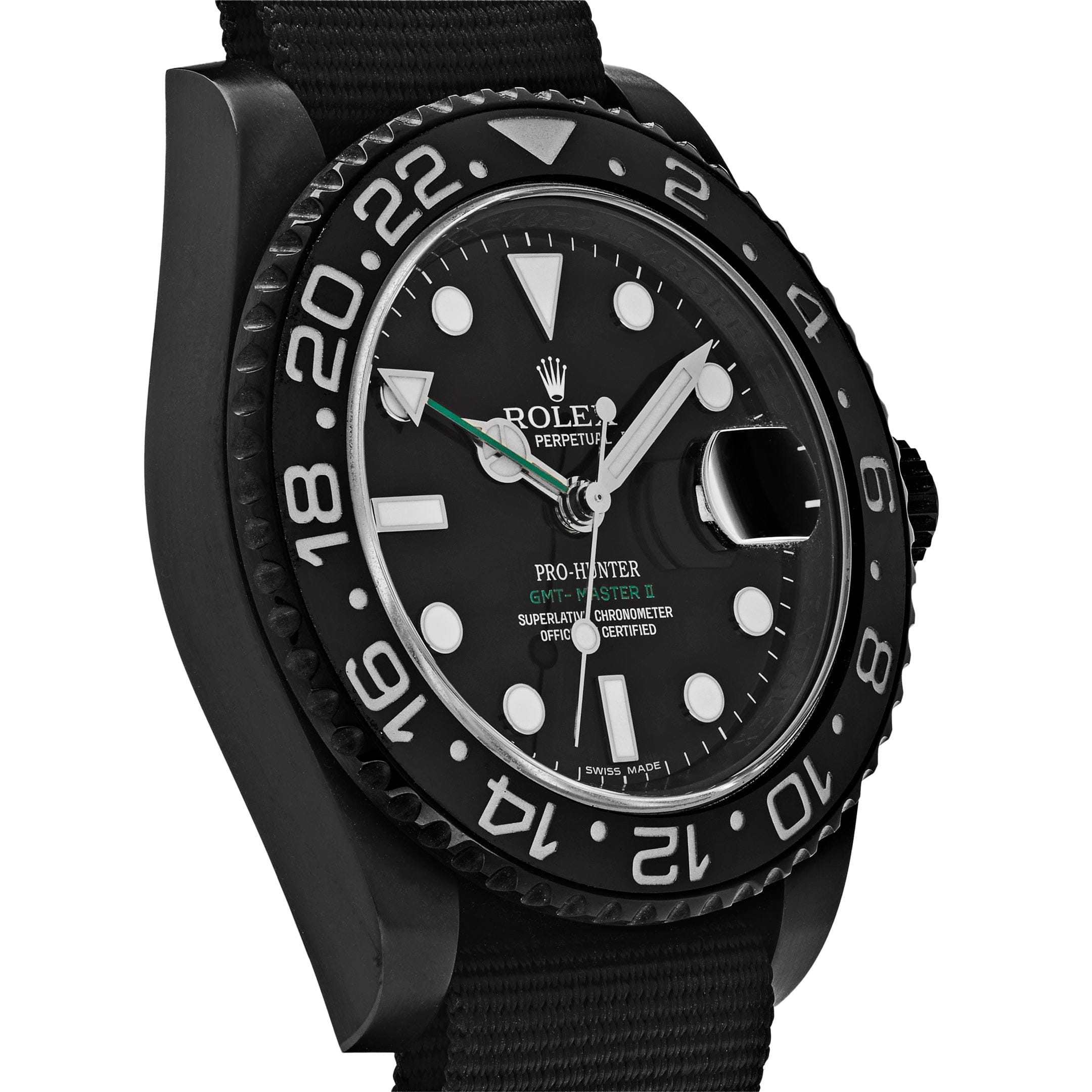 Rolex GMT-Master II 116710LN Pro Hunter "Stealth" Black-PVD Steel