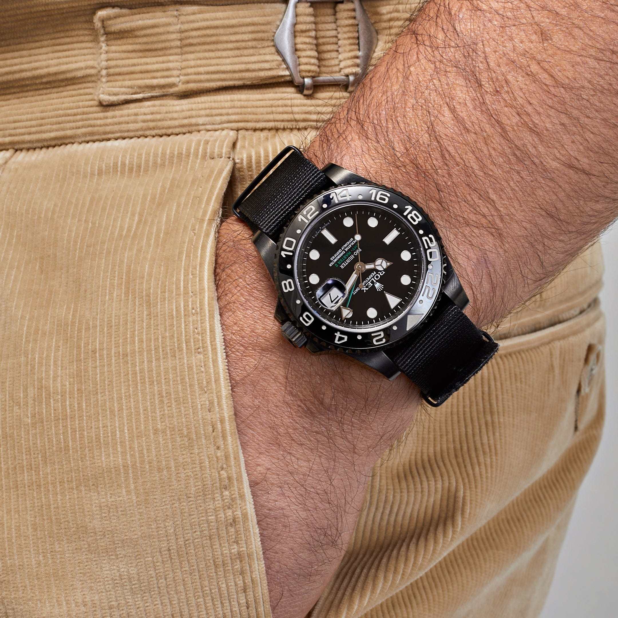 Rolex GMT-Master II 116710LN Pro Hunter "Stealth" Black-PVD Steel