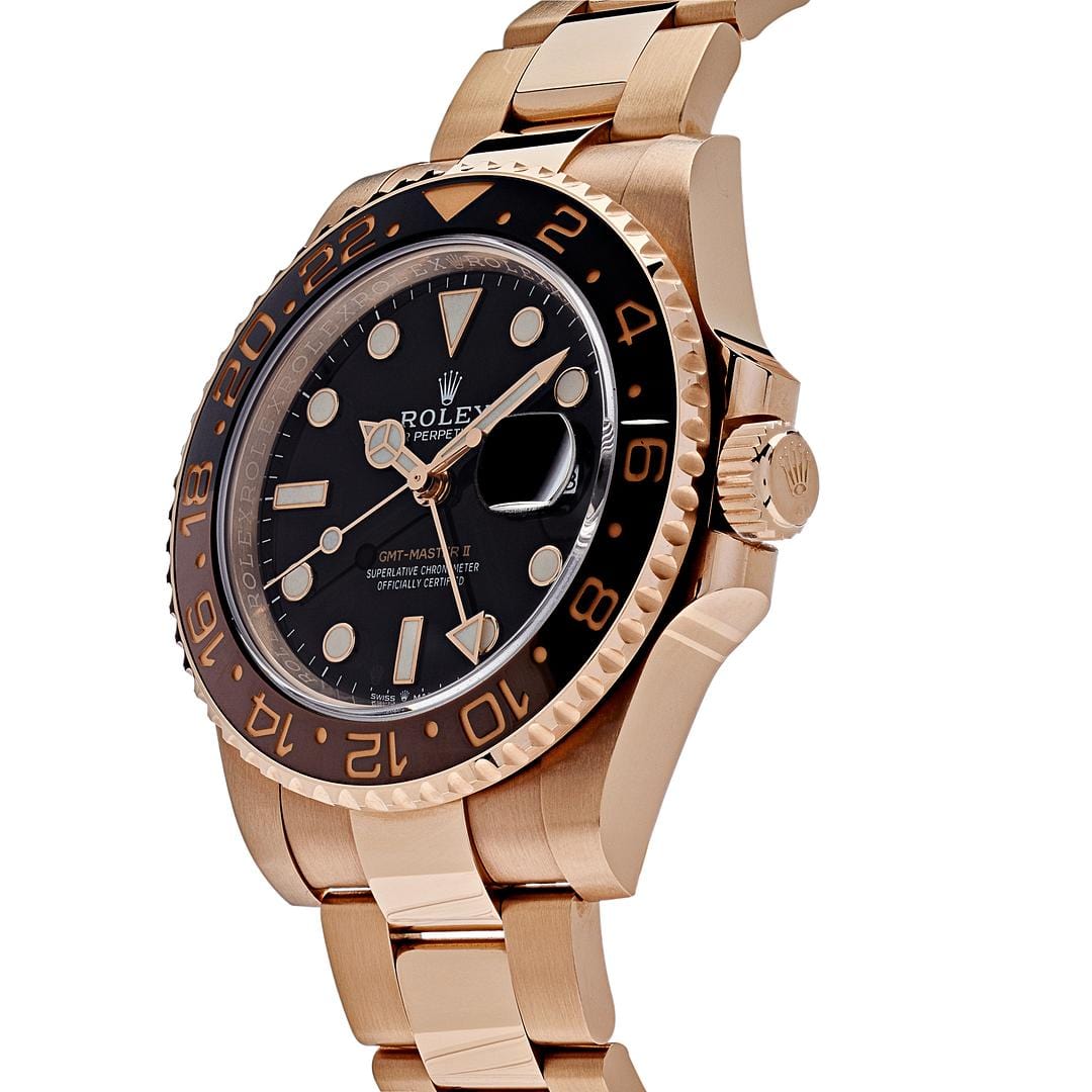 Rolex GMT-Master II 126715CHNR 'Root Beer' Rose Gold Black Dial (2018)