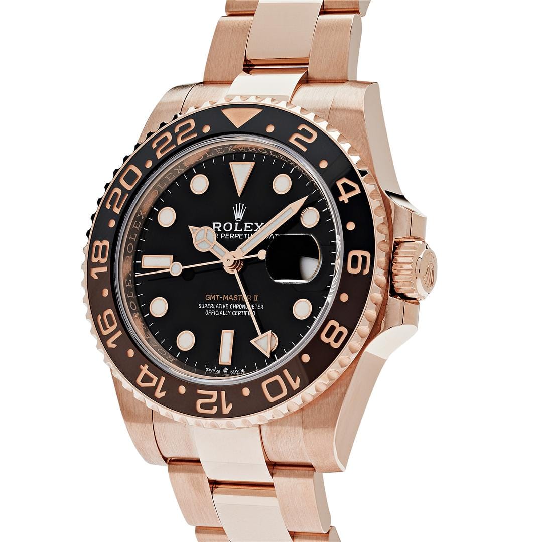 Rolex GMT-Master II 126715CHNR 'Root Beer' Rose Gold Black Dial (2023)