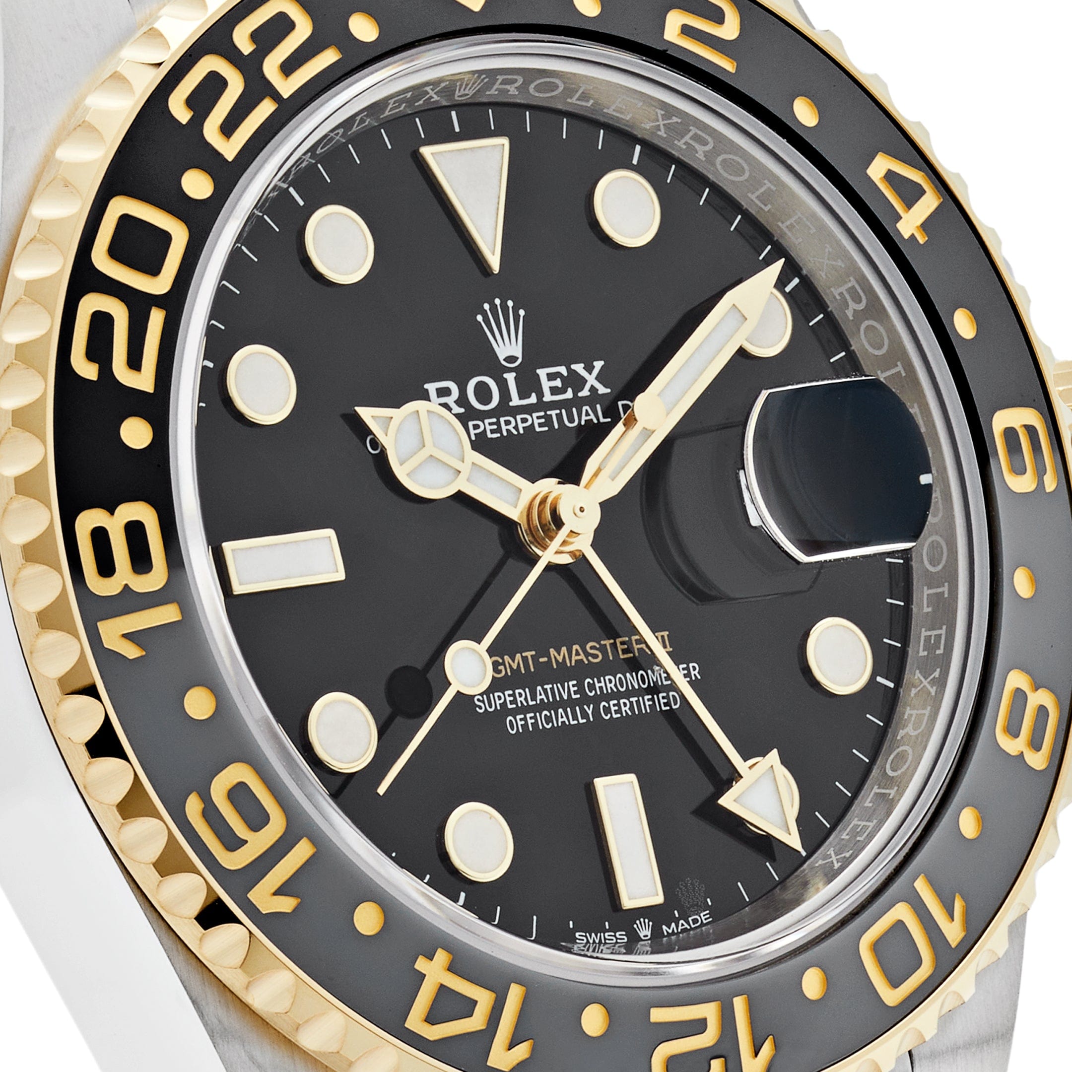 Rolex GMT-Master II 126713GRNR Stainless Steel Yellow Gold Black Dial Jubilee (2024)