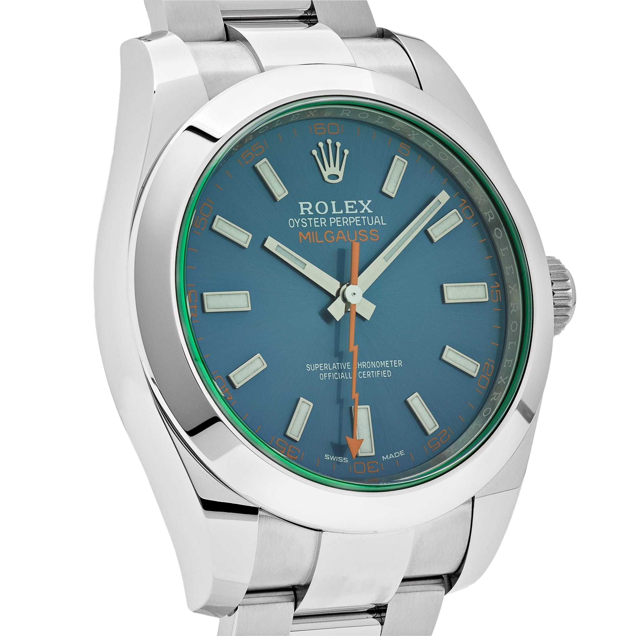 Rolex Milgauss 116400GV Stainless Steel Blue Dial (2023)
