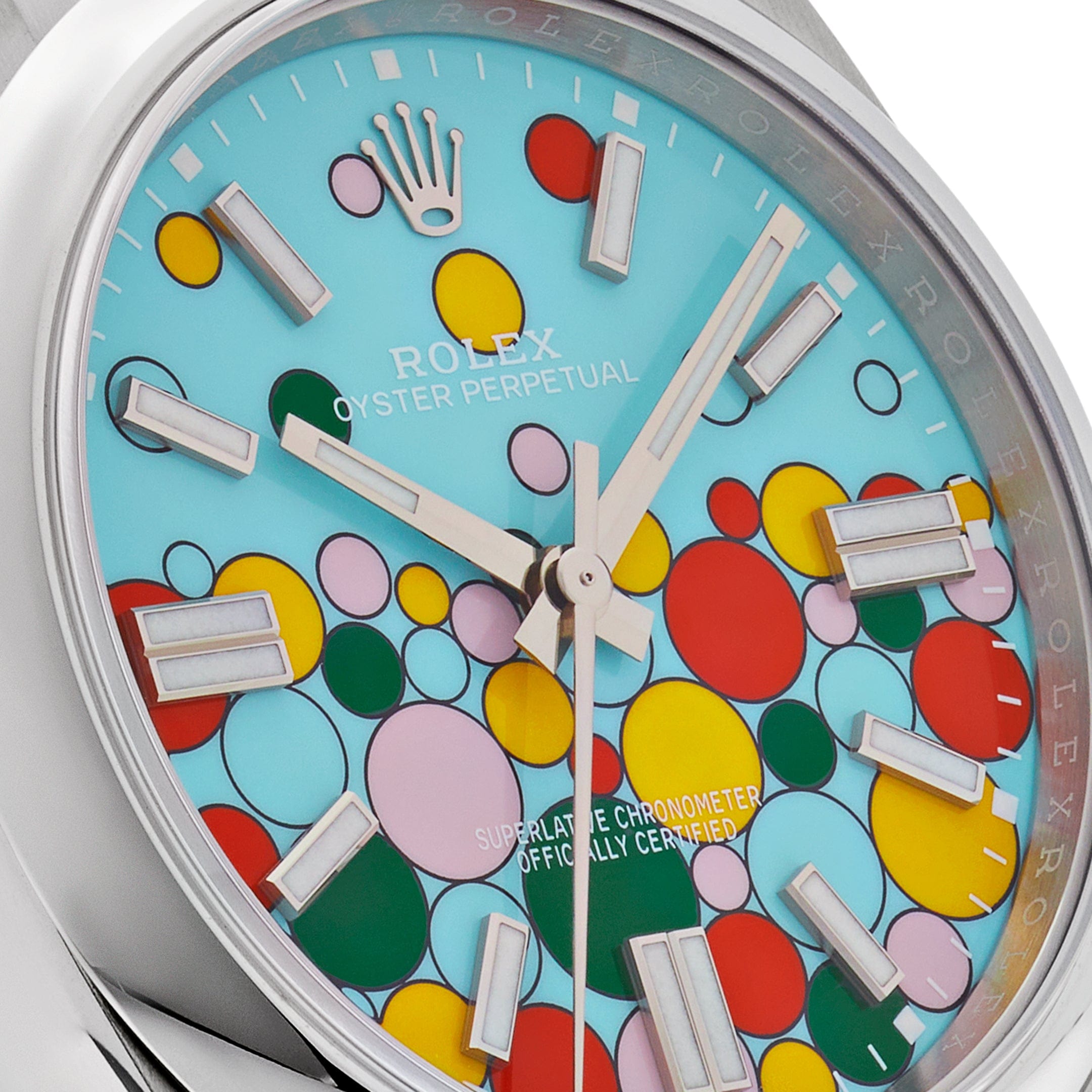 Rolex Oyster Perpetual 124300 'Celebration Motif' Dial (2024)