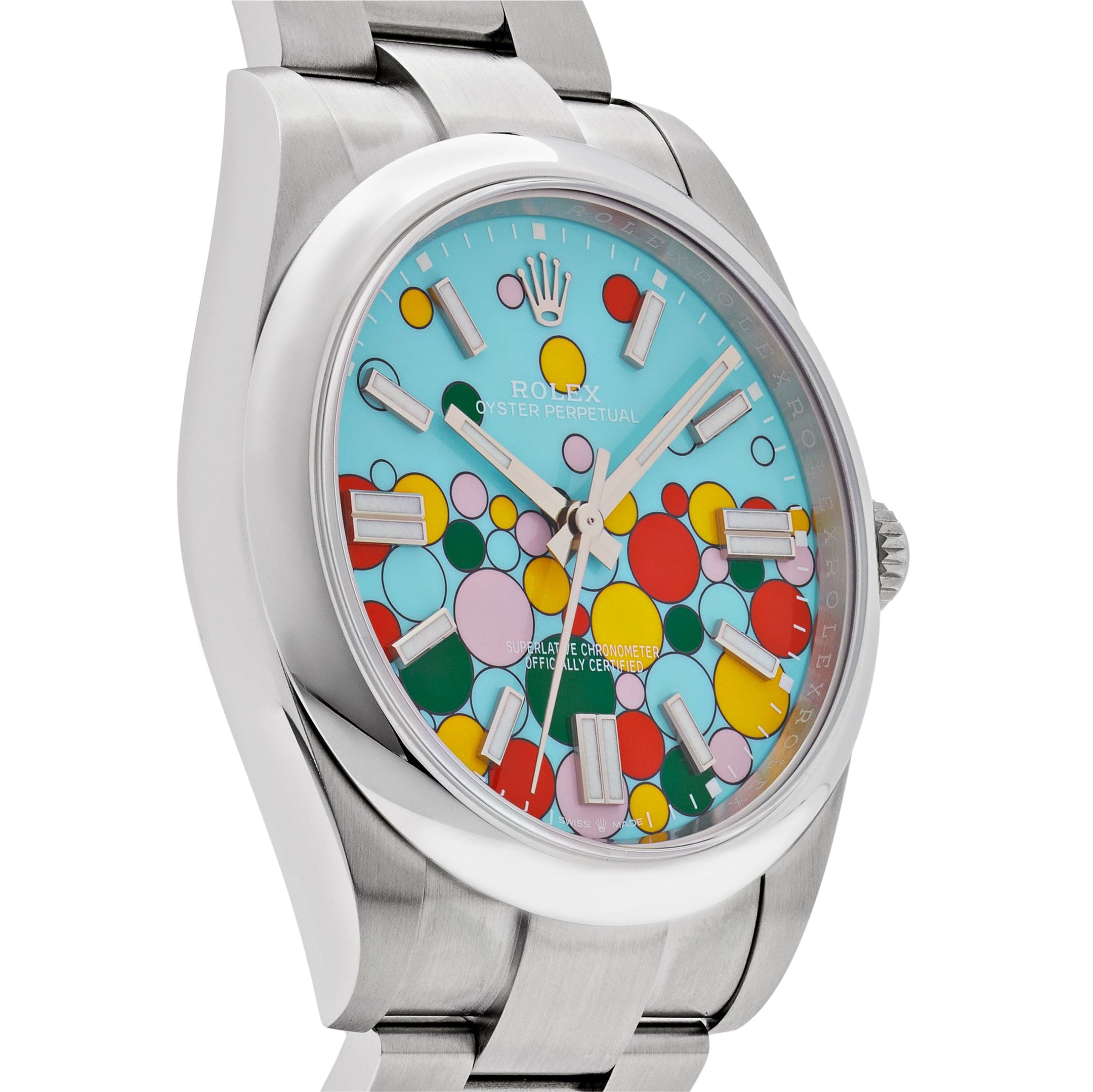 Rolex Oyster Perpetual 124300 'Celebration Motif' Dial (2024)